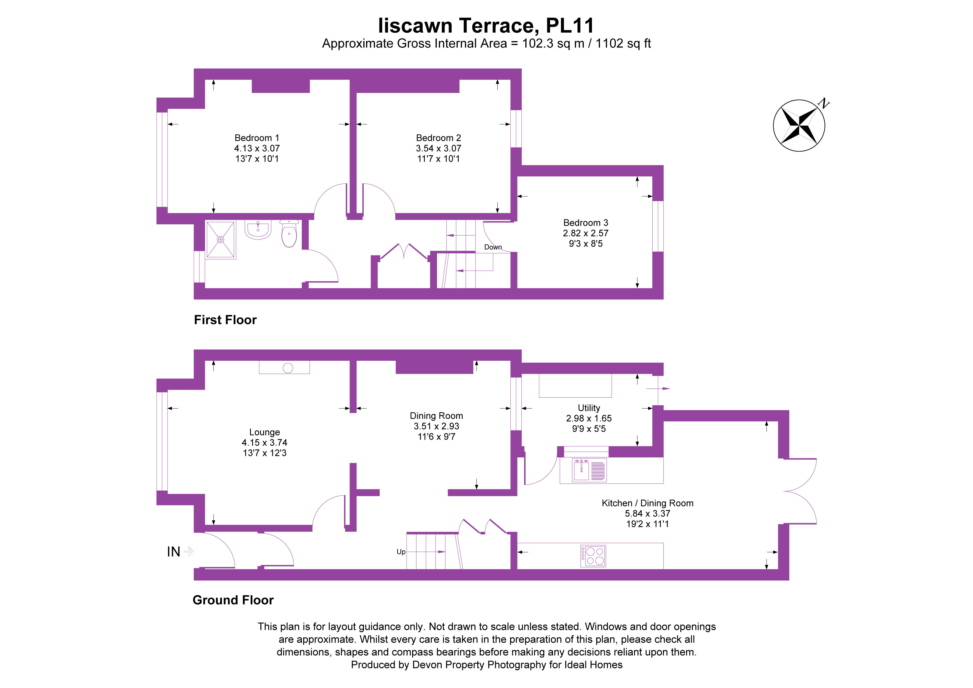 4, Liscawn Terrace, Cornwall floorplan