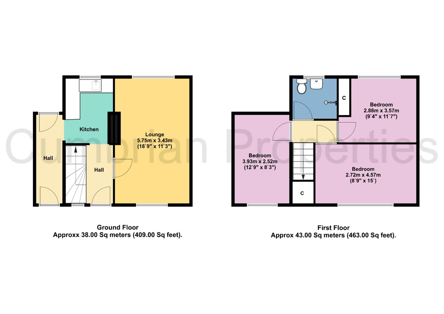 19, Dunmallet Rigg, Carlisle floorplan