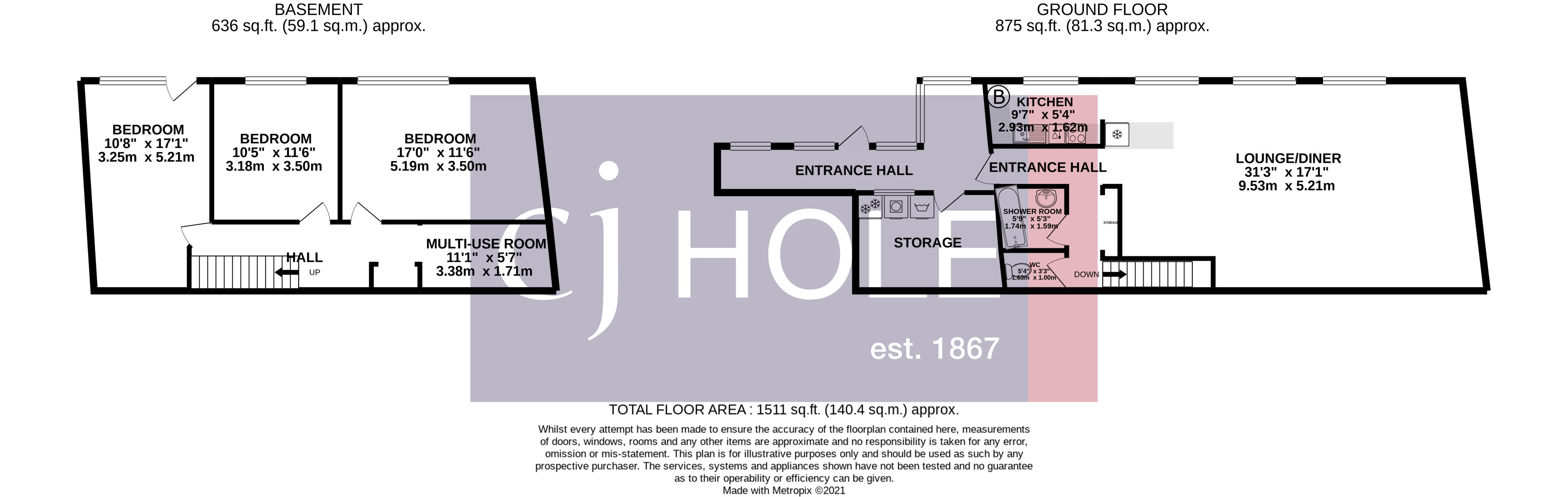 26a, Eastfield, Bristol floorplan