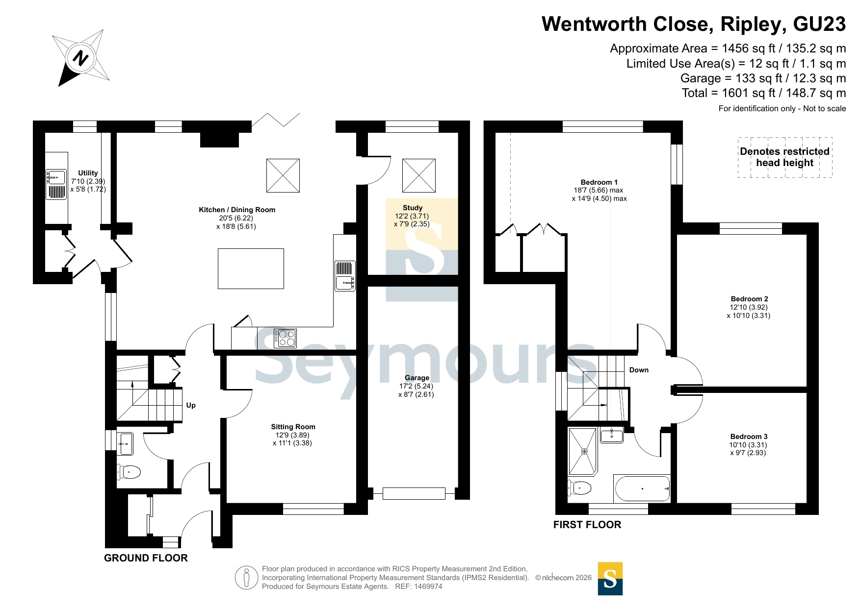 31, Wentworth Close, Surrey floorplan