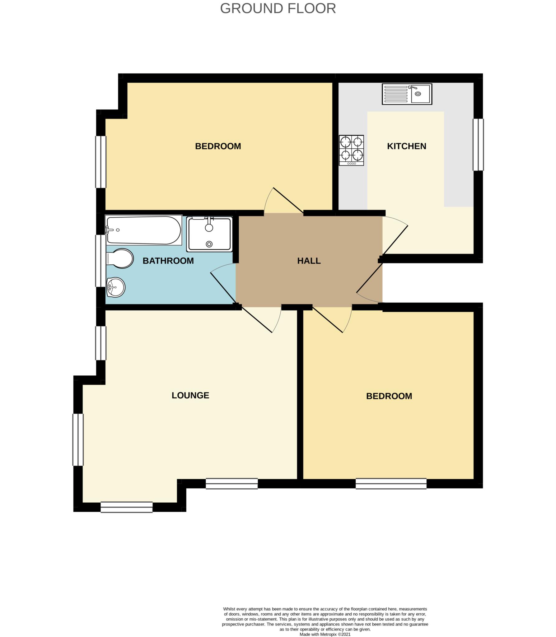 Flat, Larkspur Court, Liverpool floorplan
