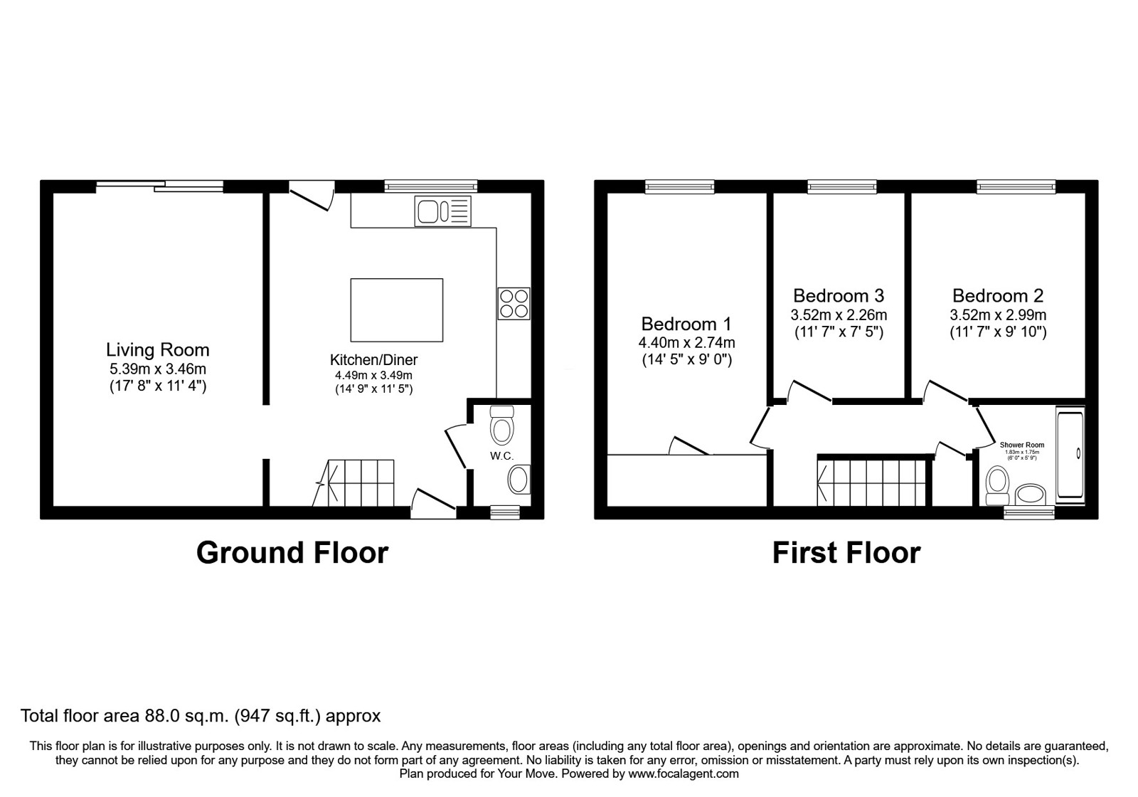 54, Elmridge, Lancashire floorplan