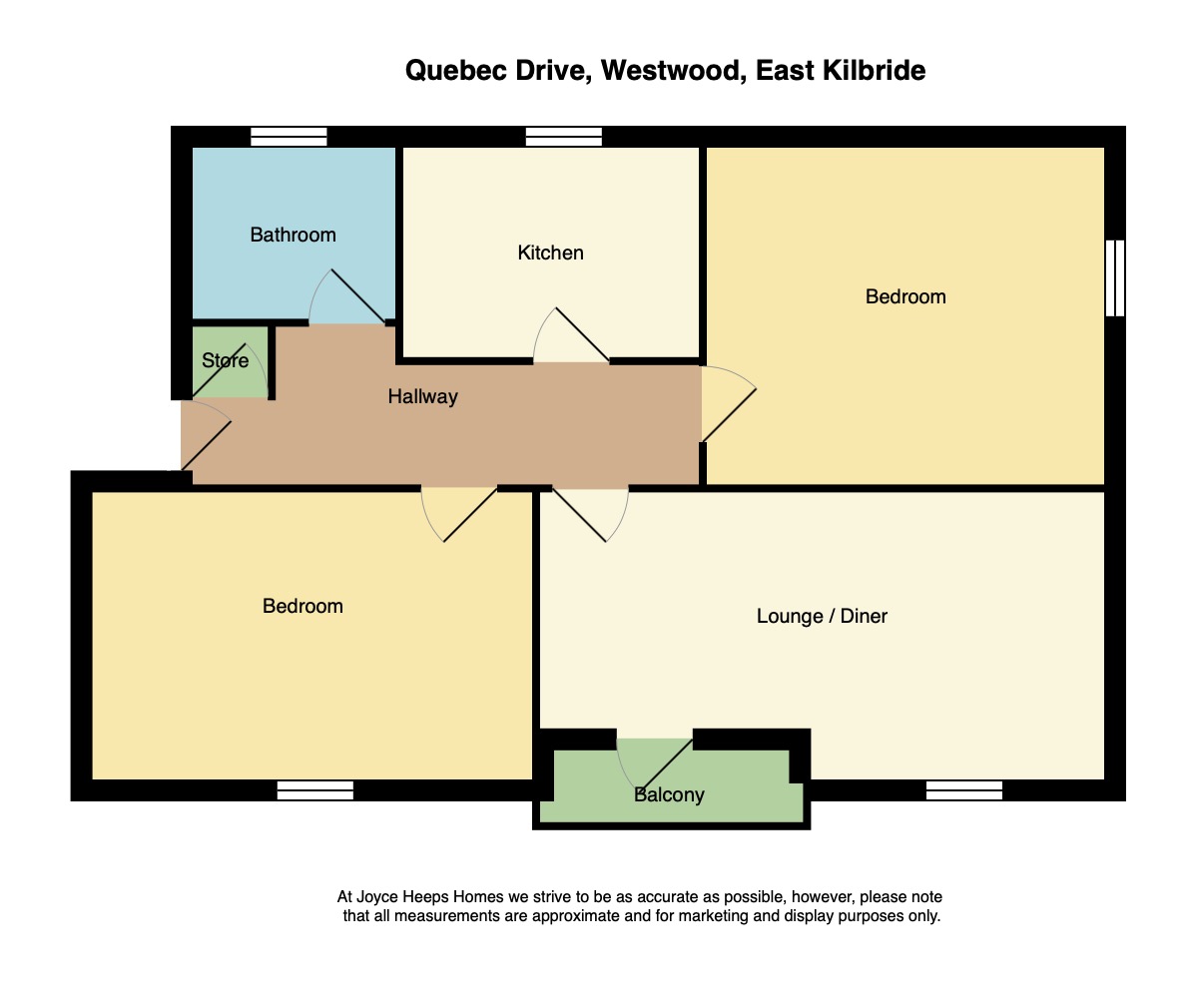 2 Bedrooms Flat for sale in Quebec Drive, Westwood, East Kilbride G75