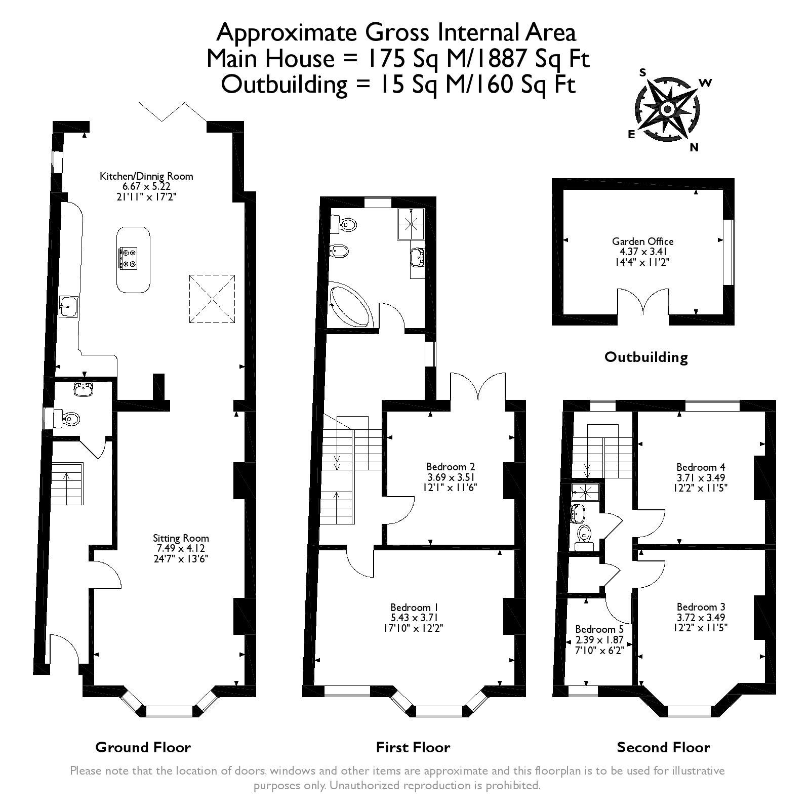 5 Bedrooms End terrace house for sale in Feltham Avenue, East Molesey KT8