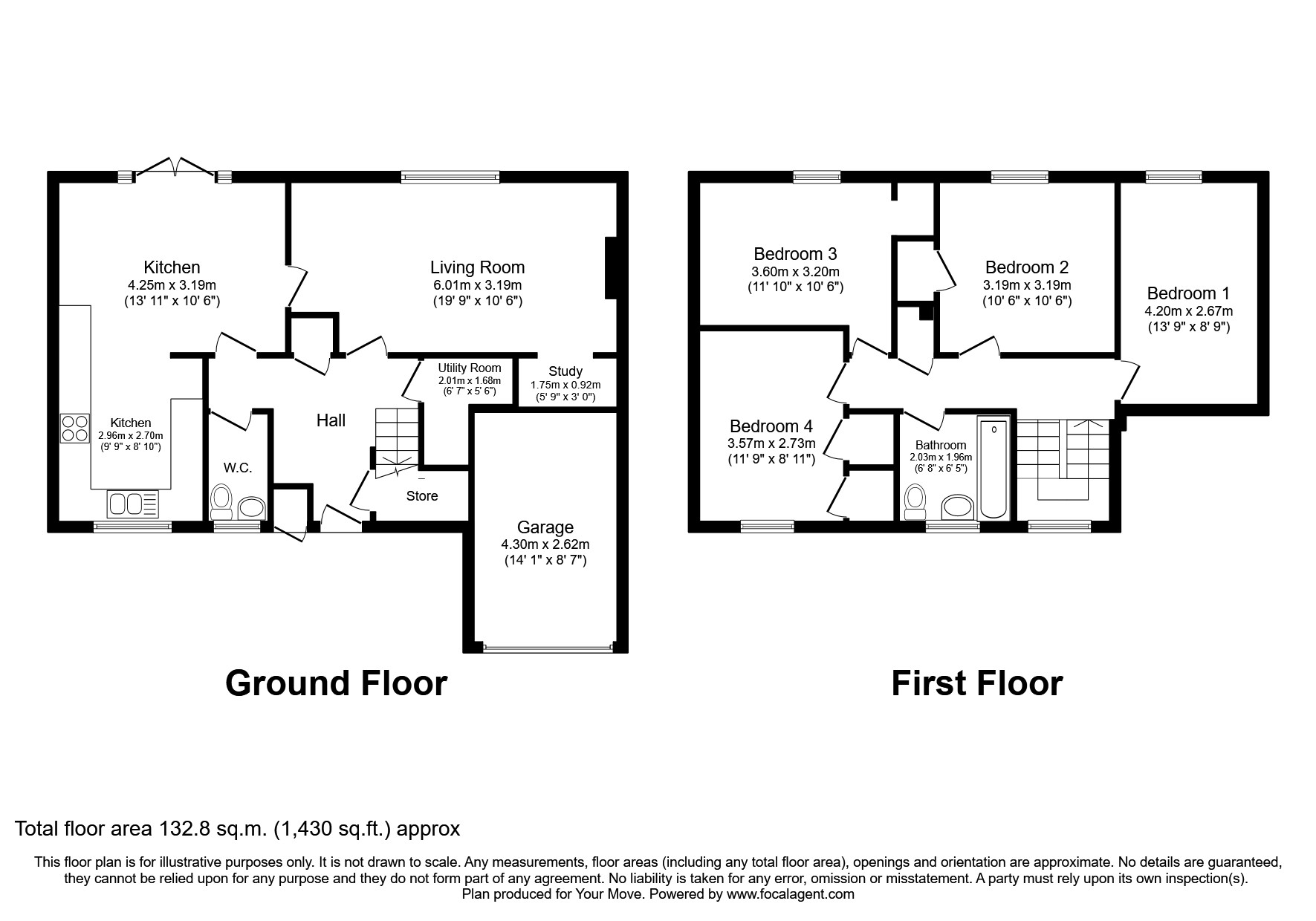 Bailies Drive, Elgin, Moray IV30, 4 bedroom end terrace house to rent