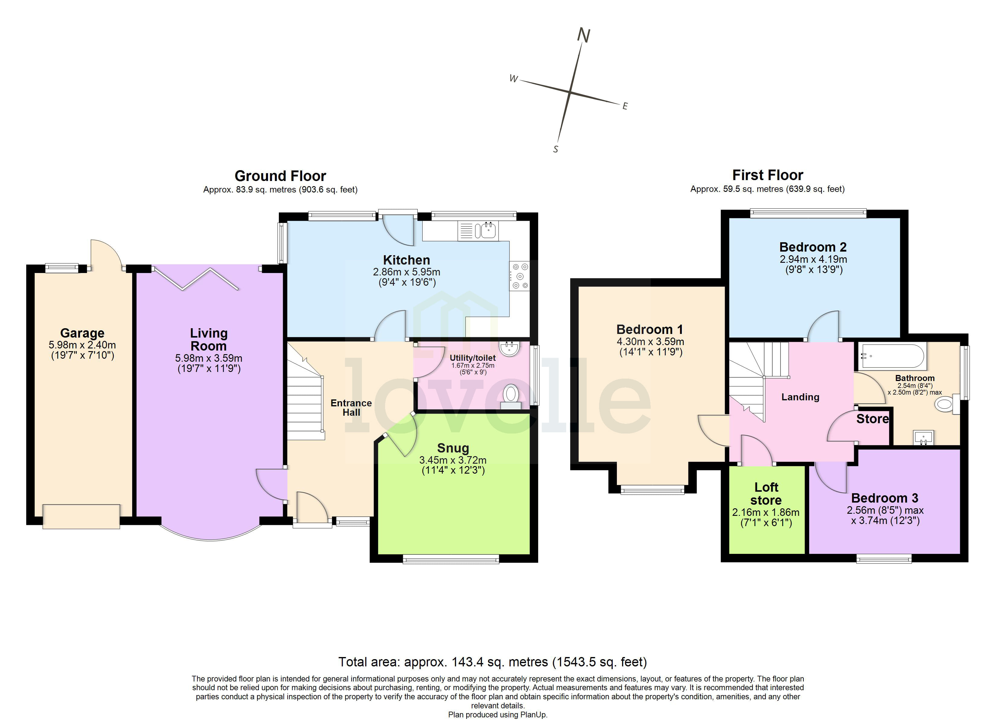 3, Forest Way, Humberston floorplan
