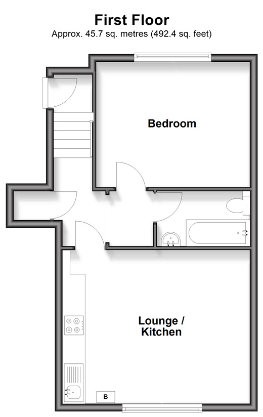Clyde Road, Croydon floorplan