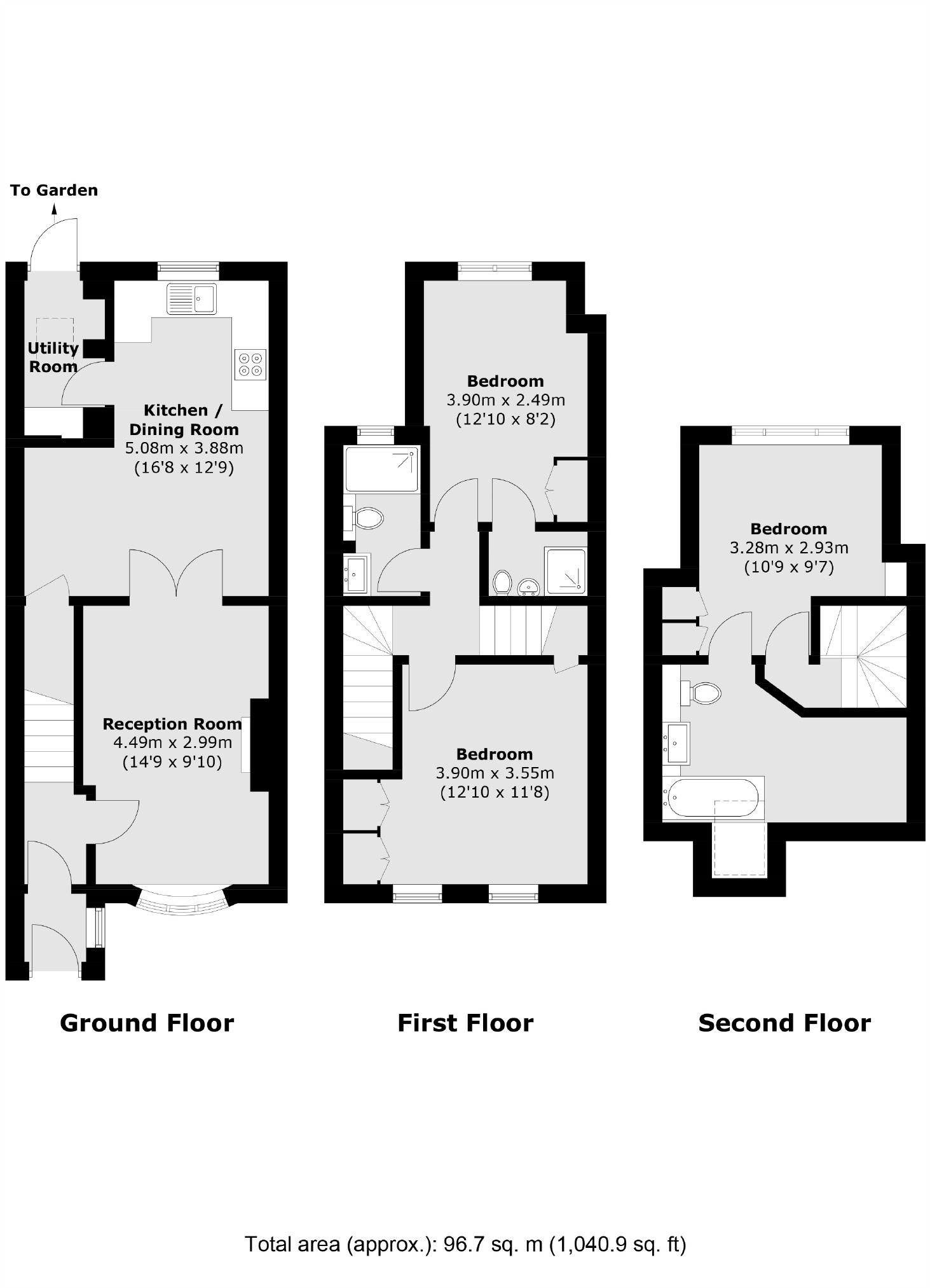 Shacklegate Lane, Teddington floorplan