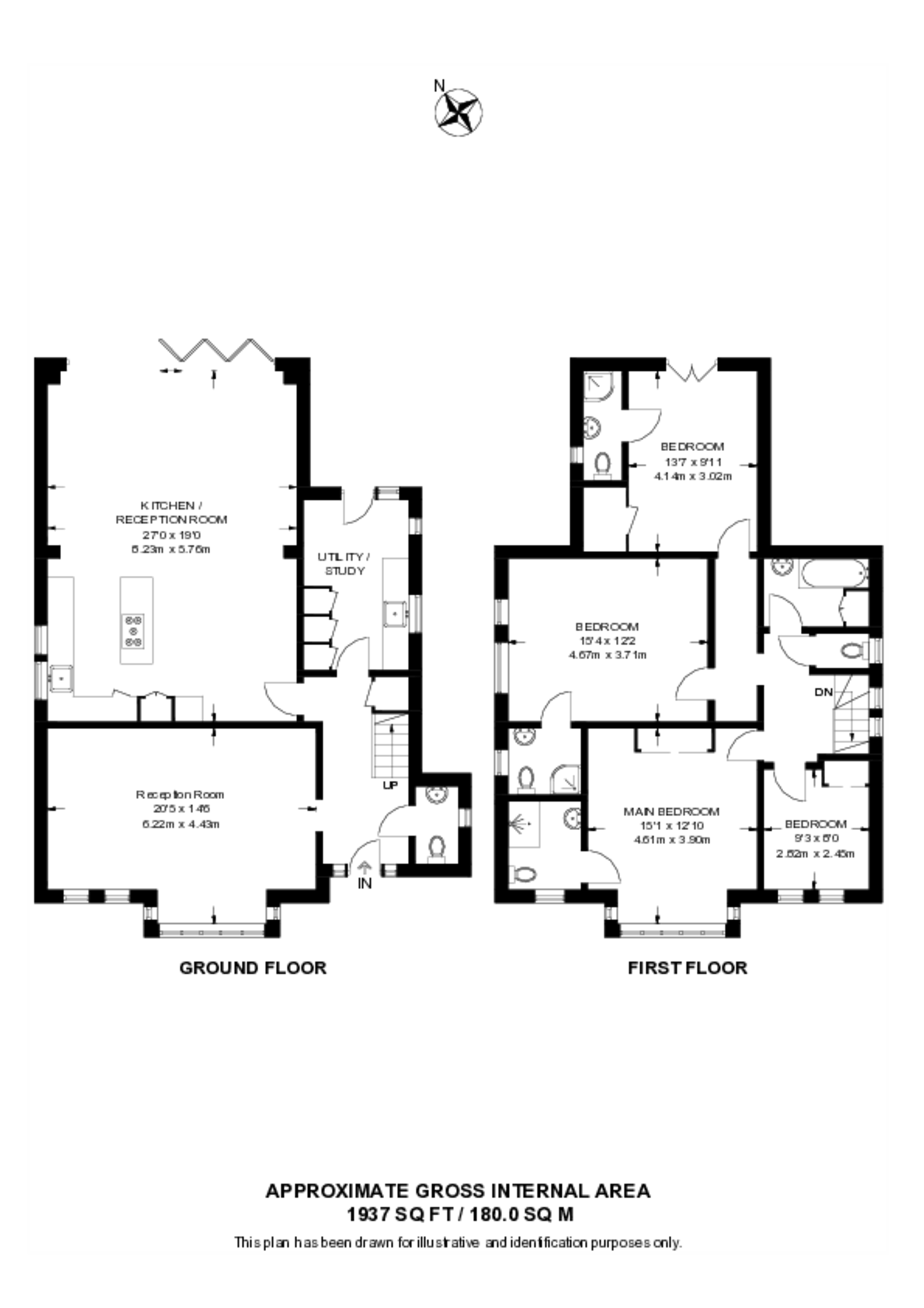 Potter Street, Northwood floorplan