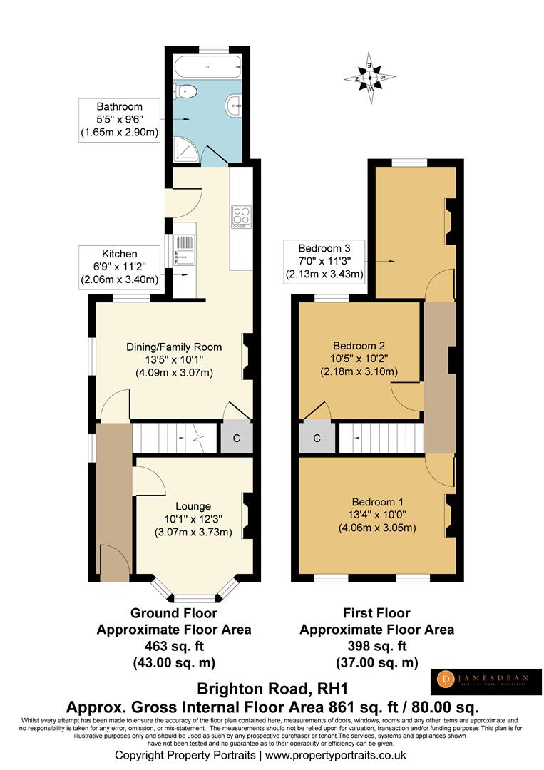 31, Brighton Road, Redhill floorplan