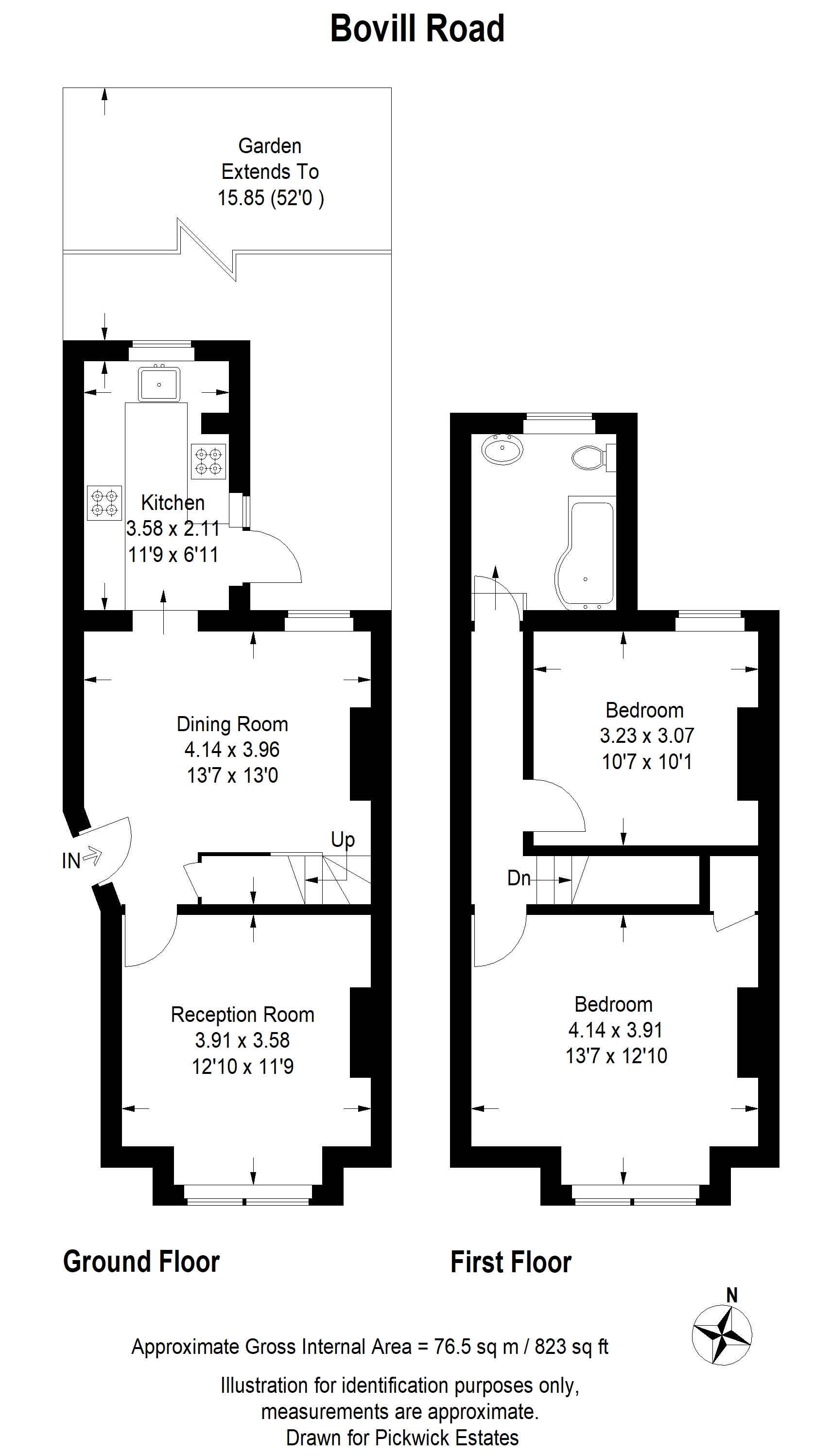 Bovill Road, London floorplan