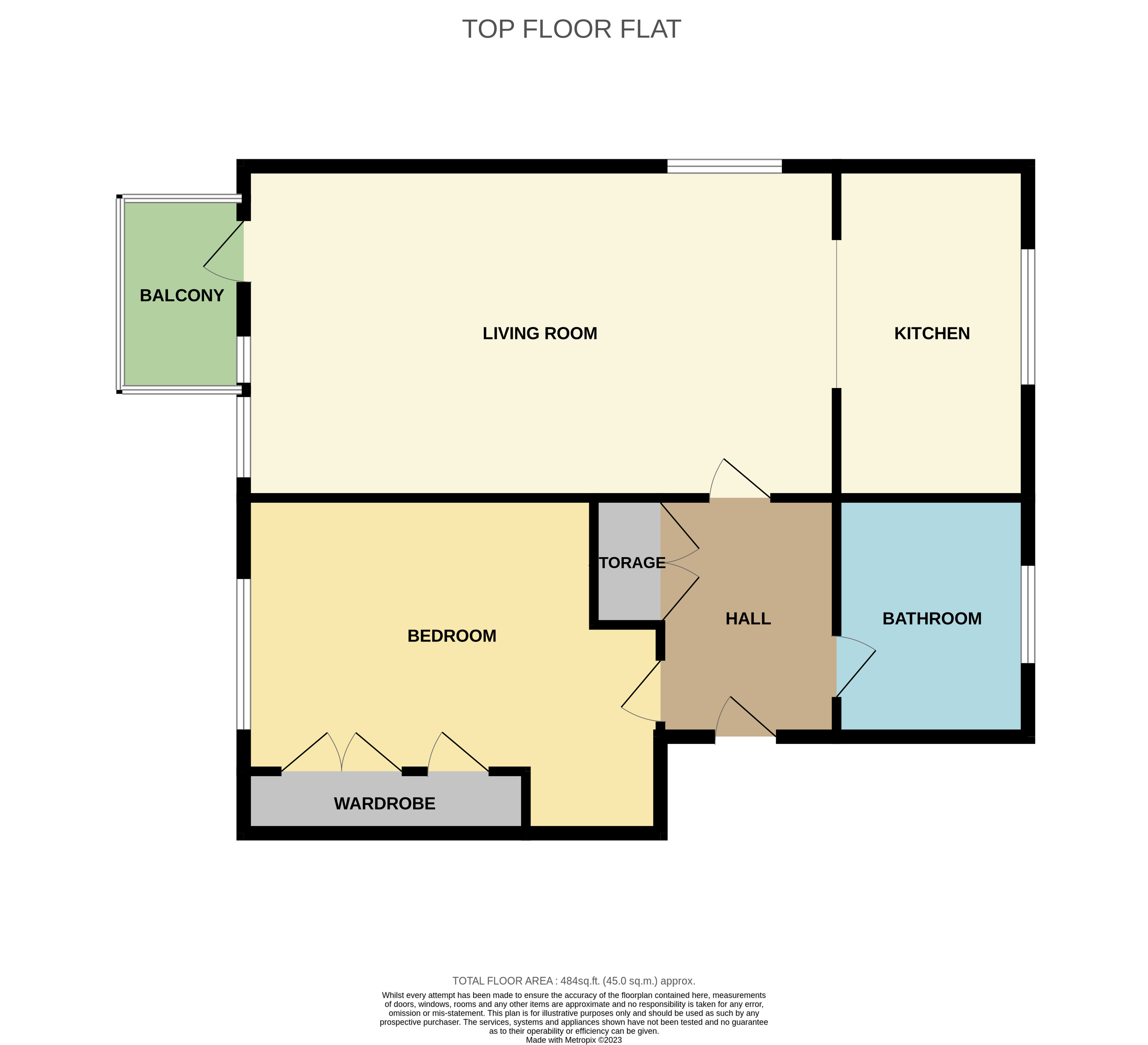 Flat 32, Eastbourne floorplan