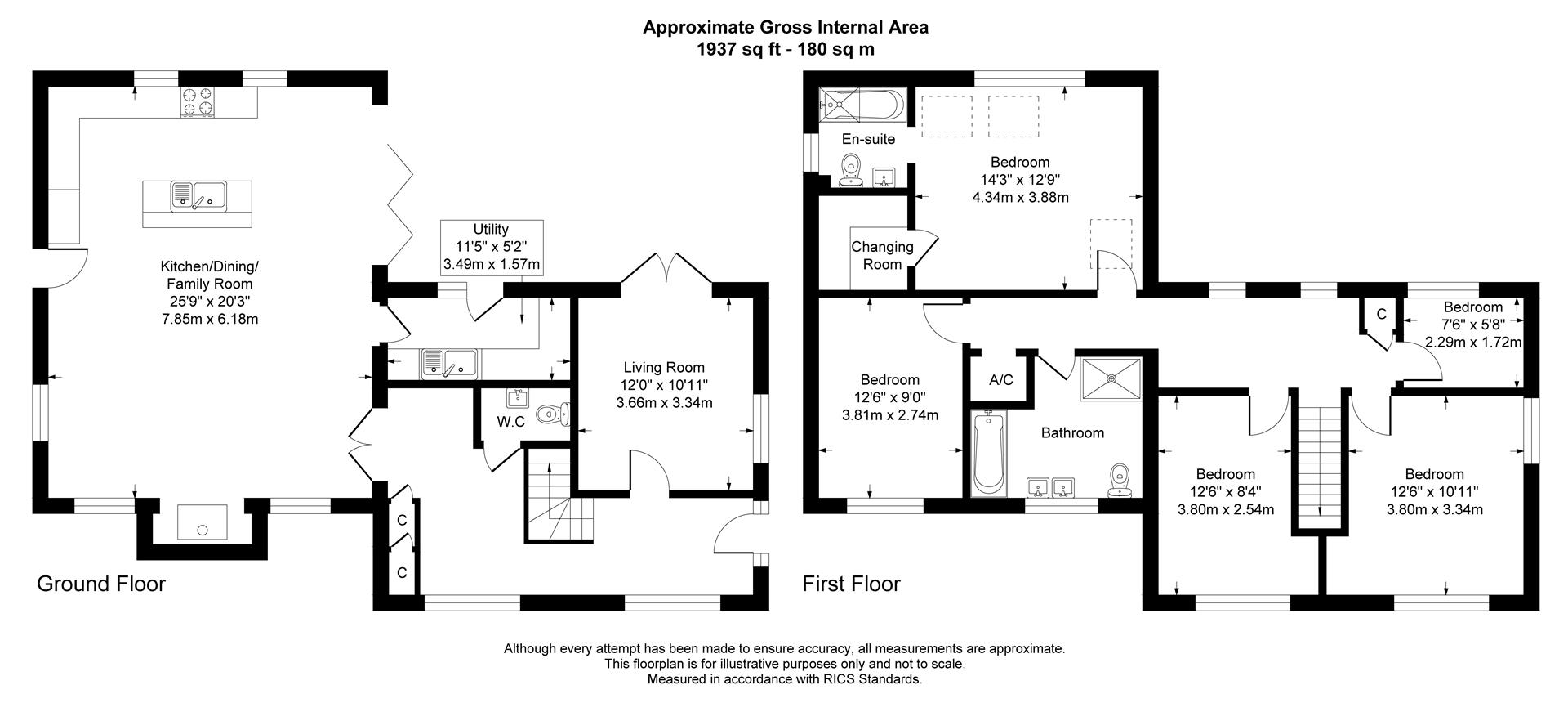 The School House, Church Lane, Winscombe floorplan