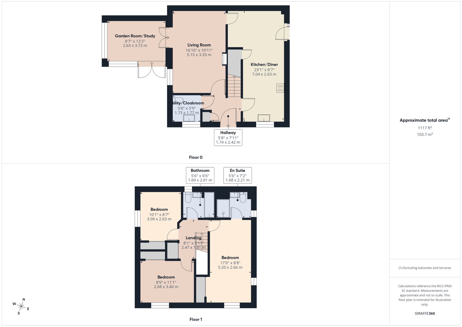 25A, Bryony Way, Attleborough floorplan