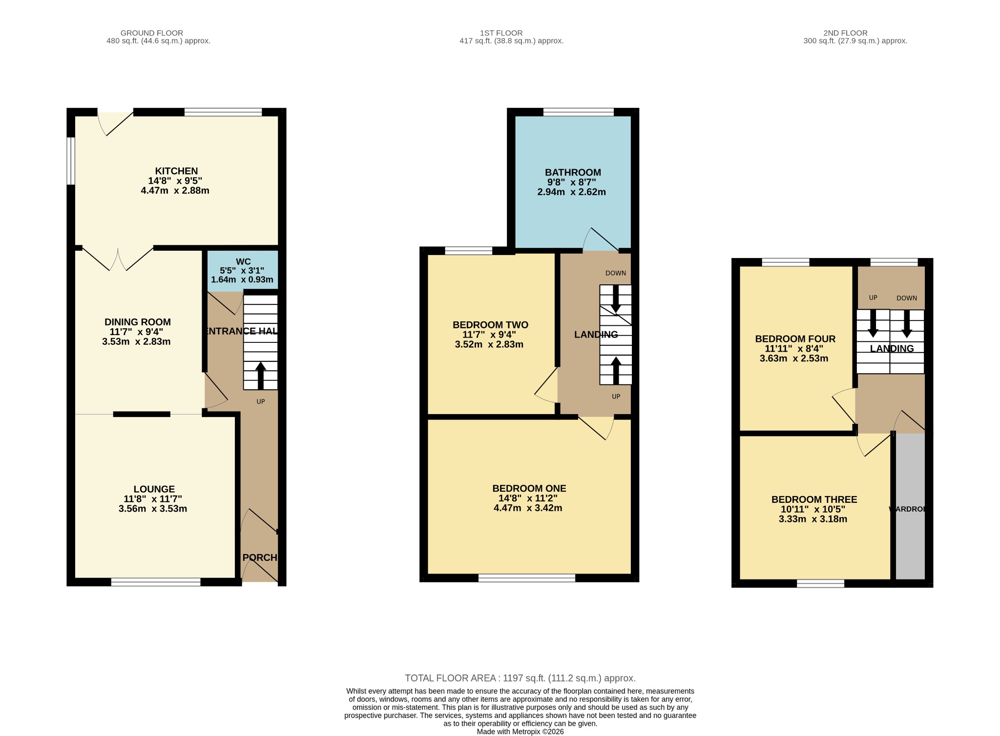 1 Keyham Street, Plymouth, Devon floorplan