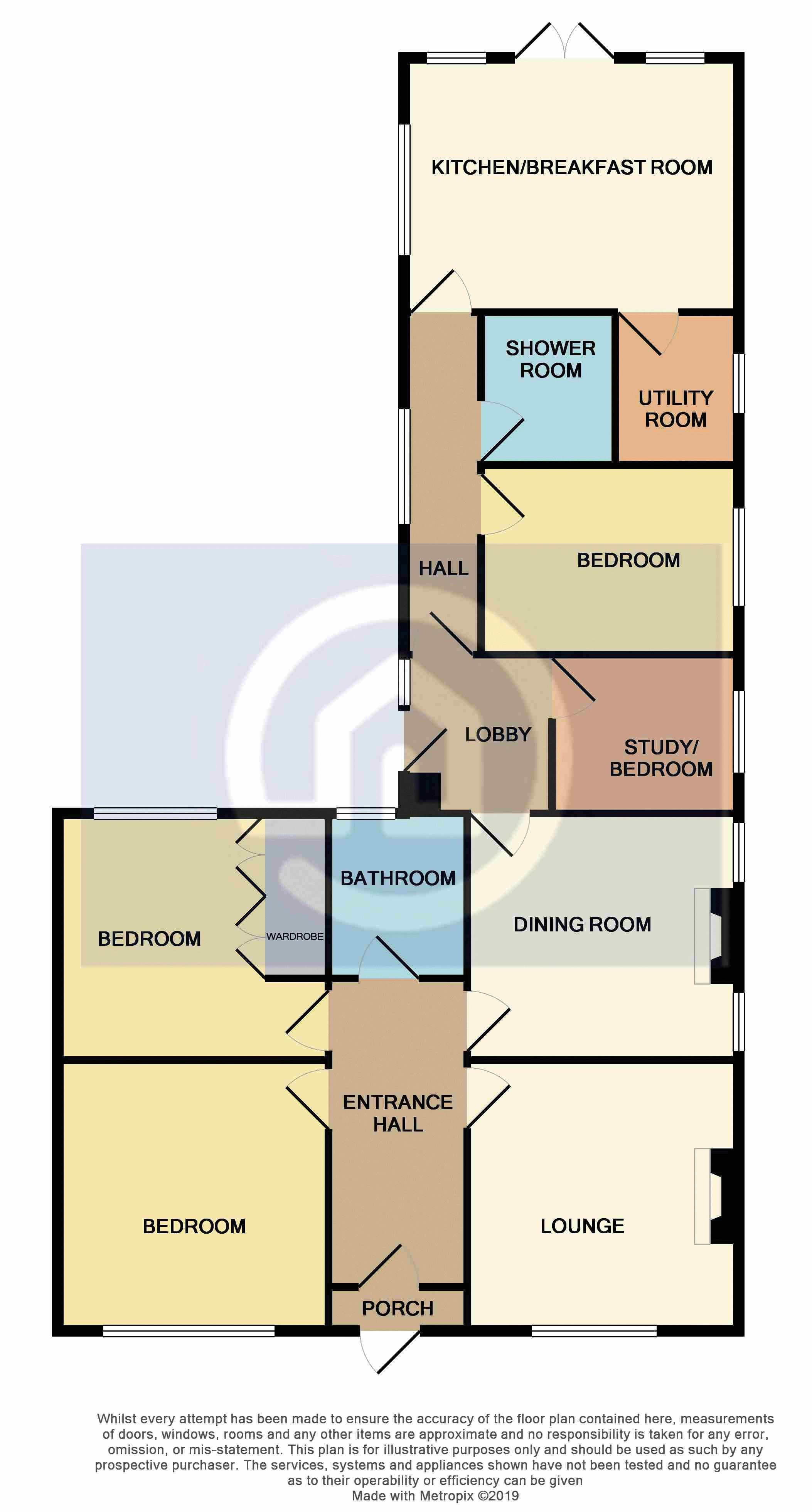 4 Bedrooms Detached bungalow for sale in Bedford Road, Great Barford, Bedford MK44