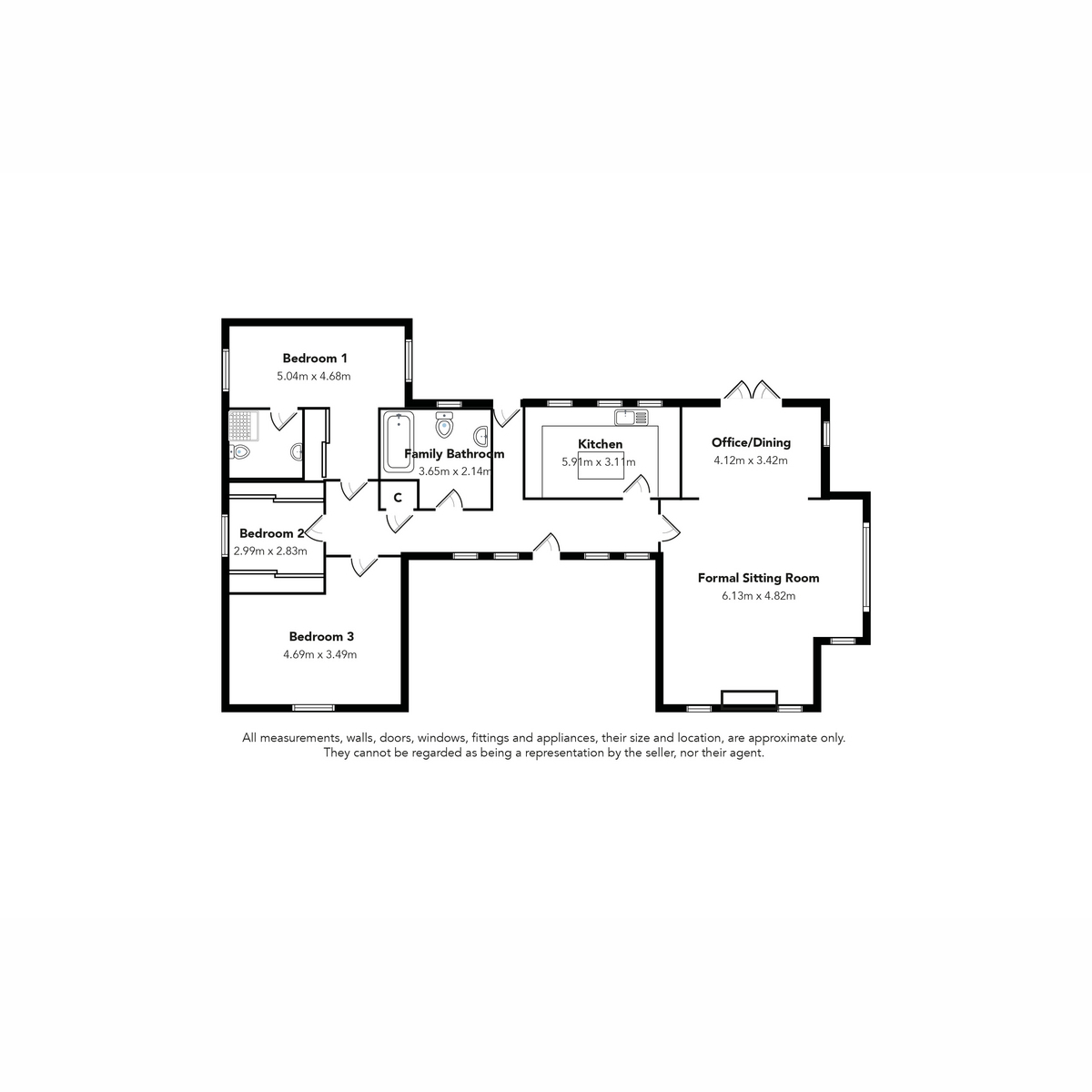 8, The Meadows Toward, Dunoon floorplan