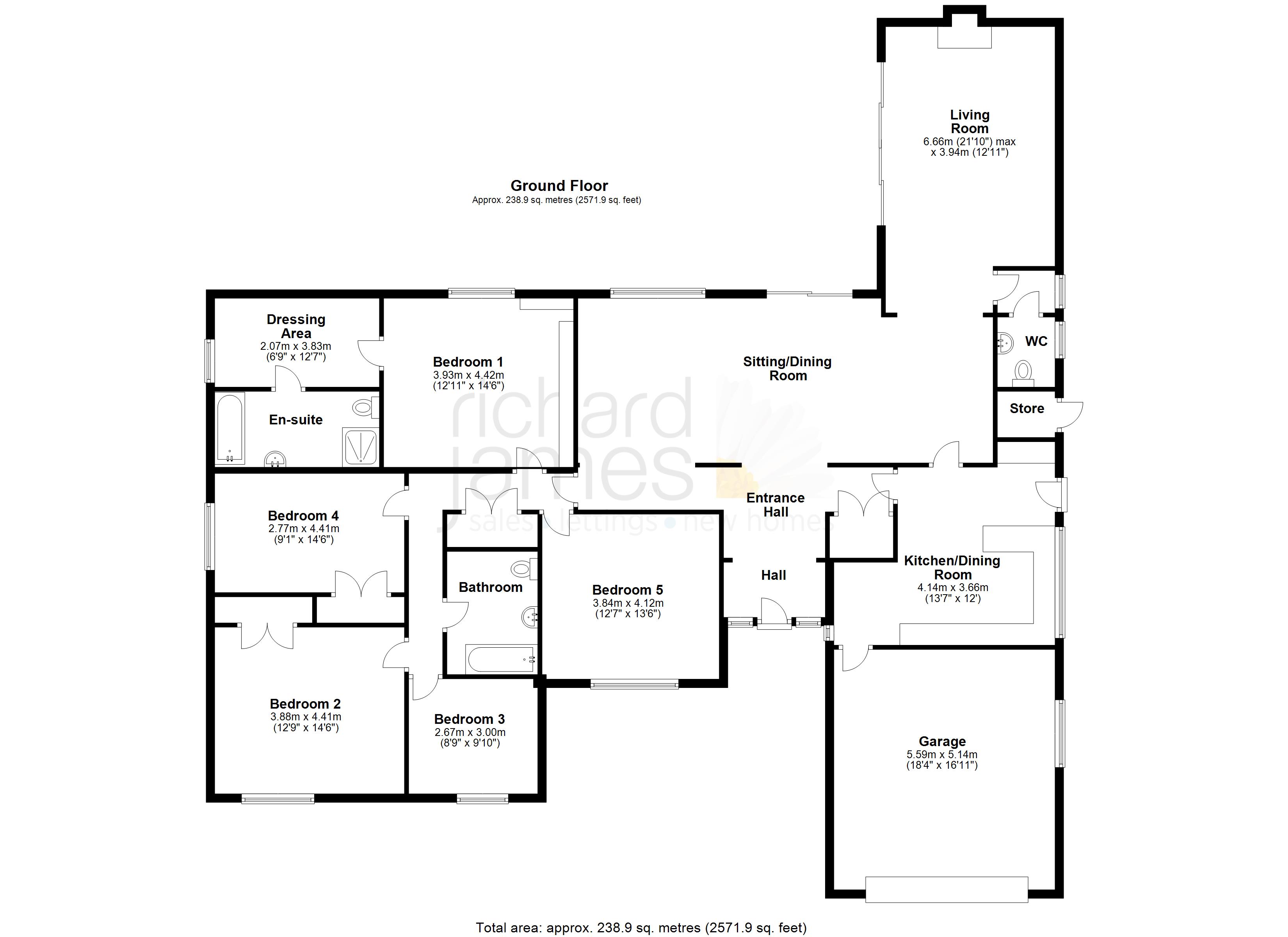 5 Bedrooms Bungalow for sale in Okebourne Park, Liden, Swindon, Wiltshire SN3
