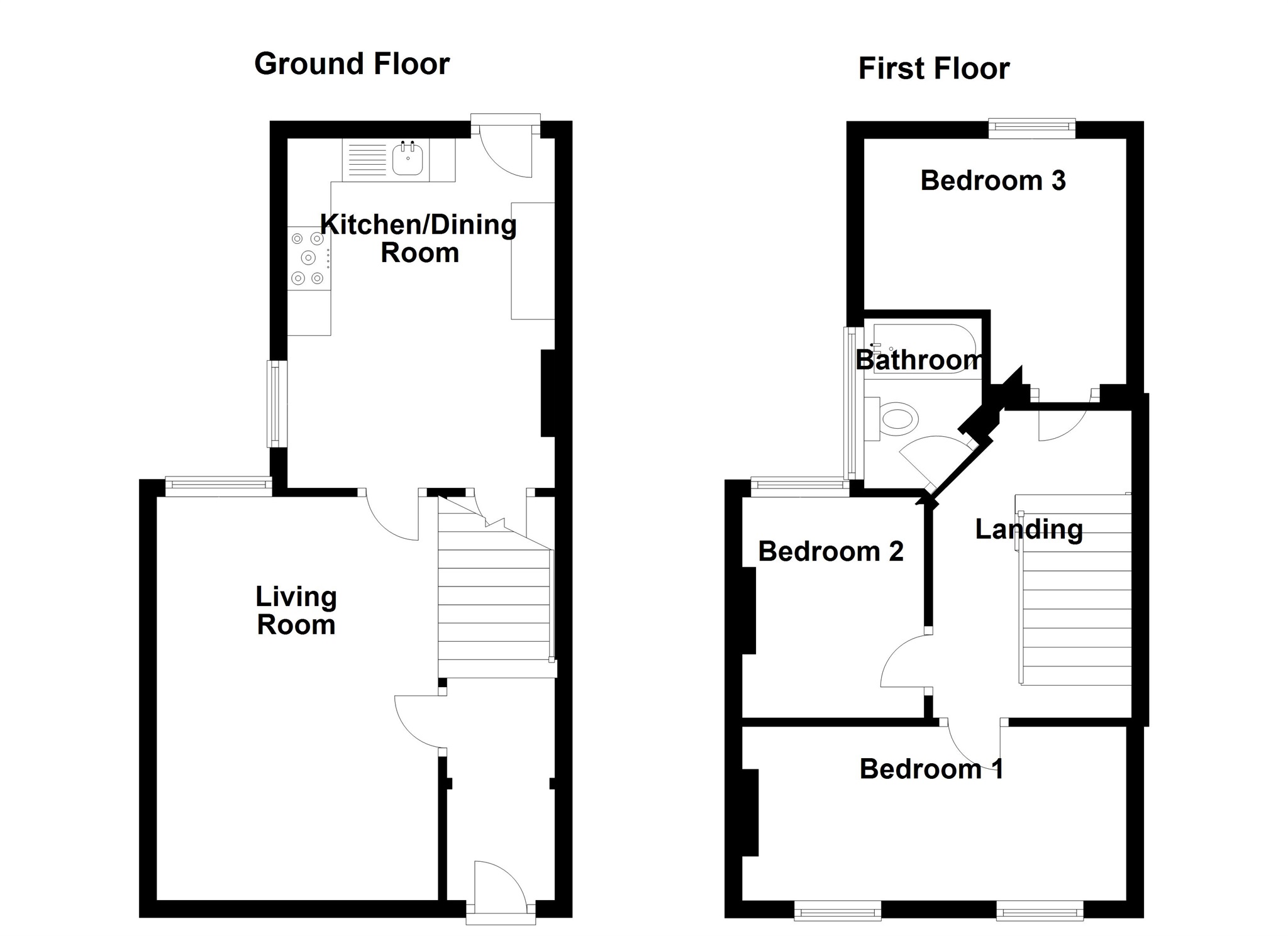 3 Bedrooms Terraced house for sale in East View, Bargoed CF81