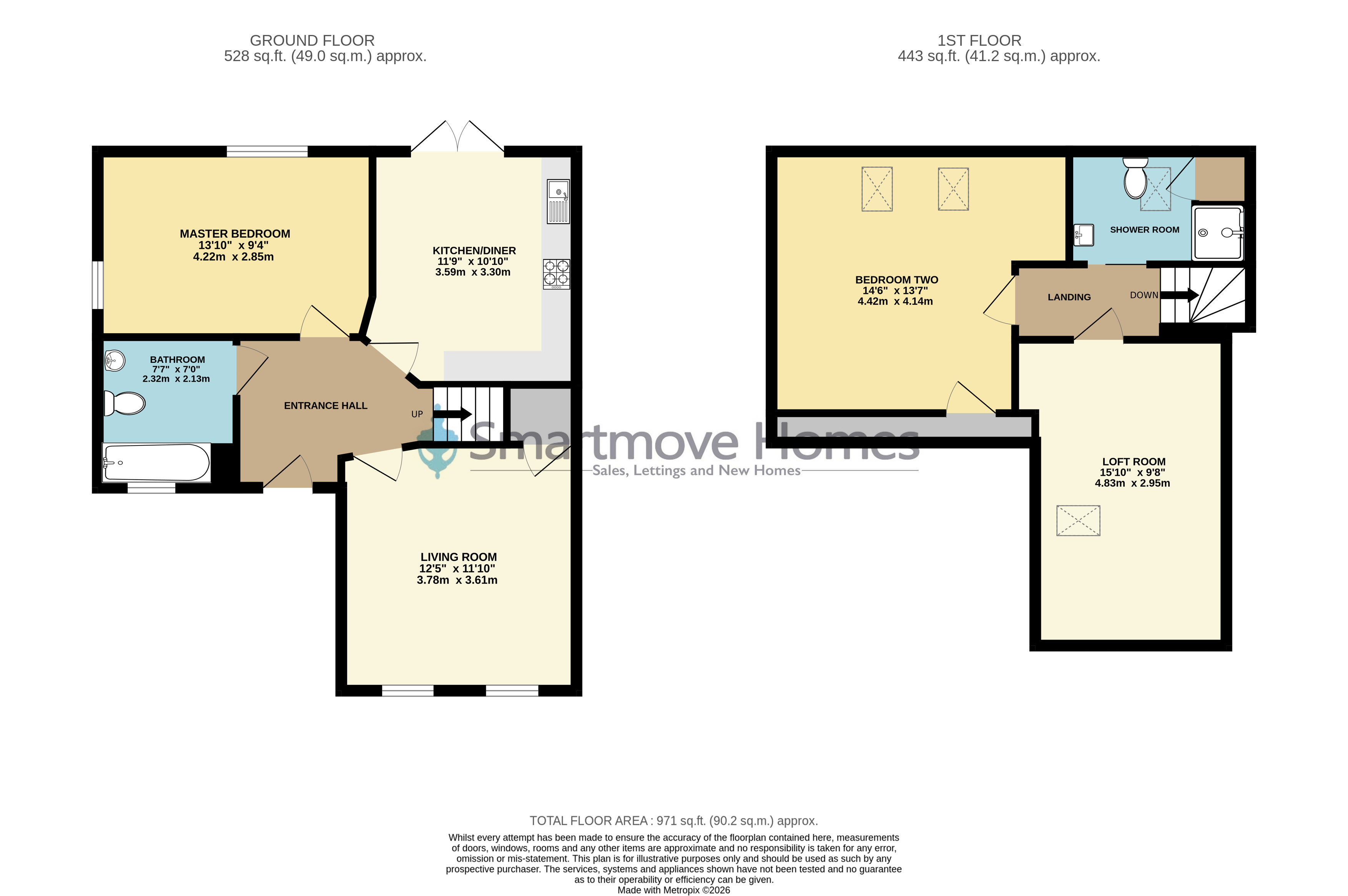 7C, Mill Lane, Nottingham floorplan