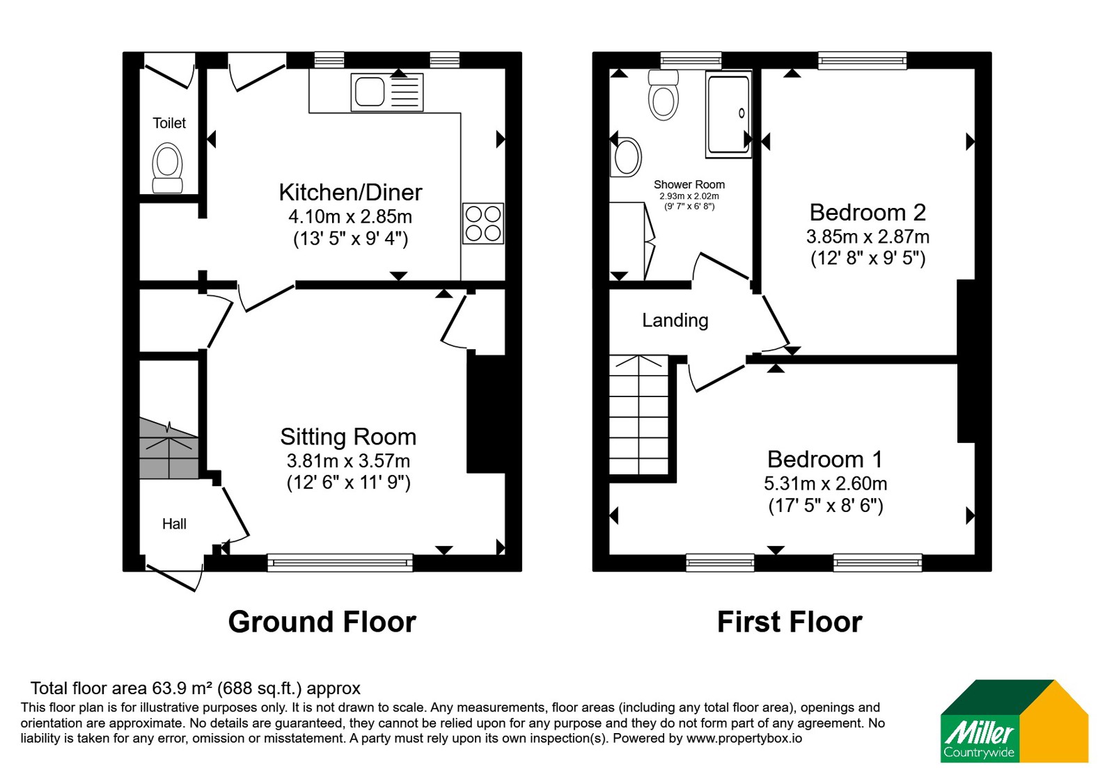 40, Manor Road, Cornwall floorplan