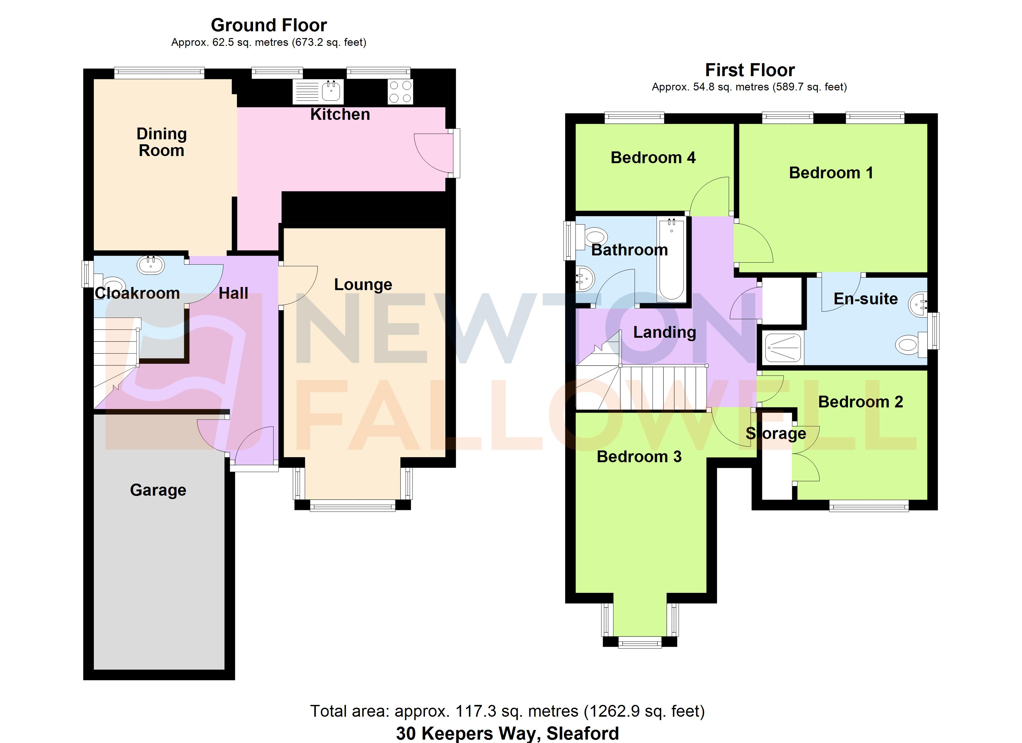 30, Keepers Way, Sleaford floorplan