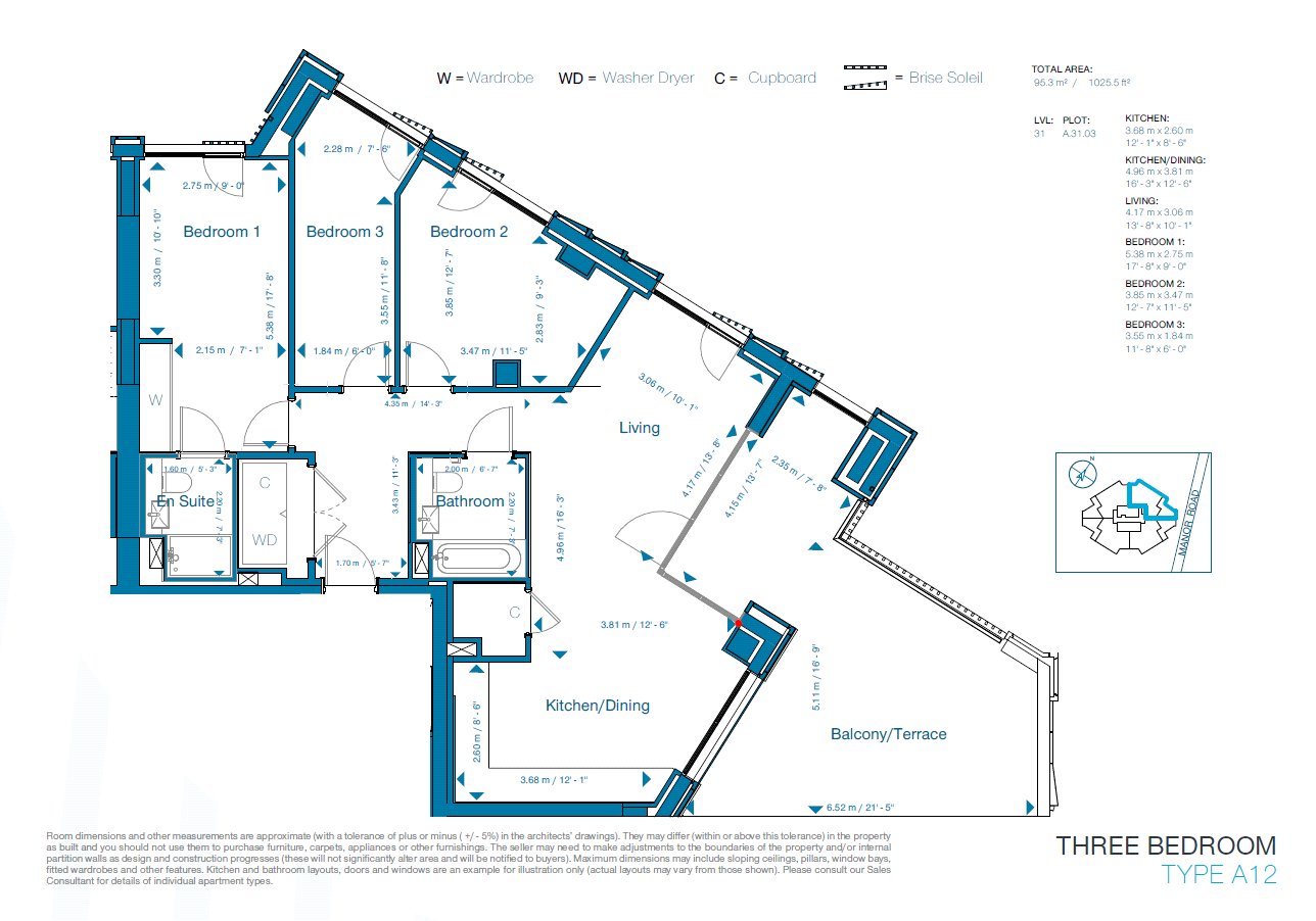CQ - A.31.03 (Flat 210),, Cerulean Quarter, Canning Town floorplan
