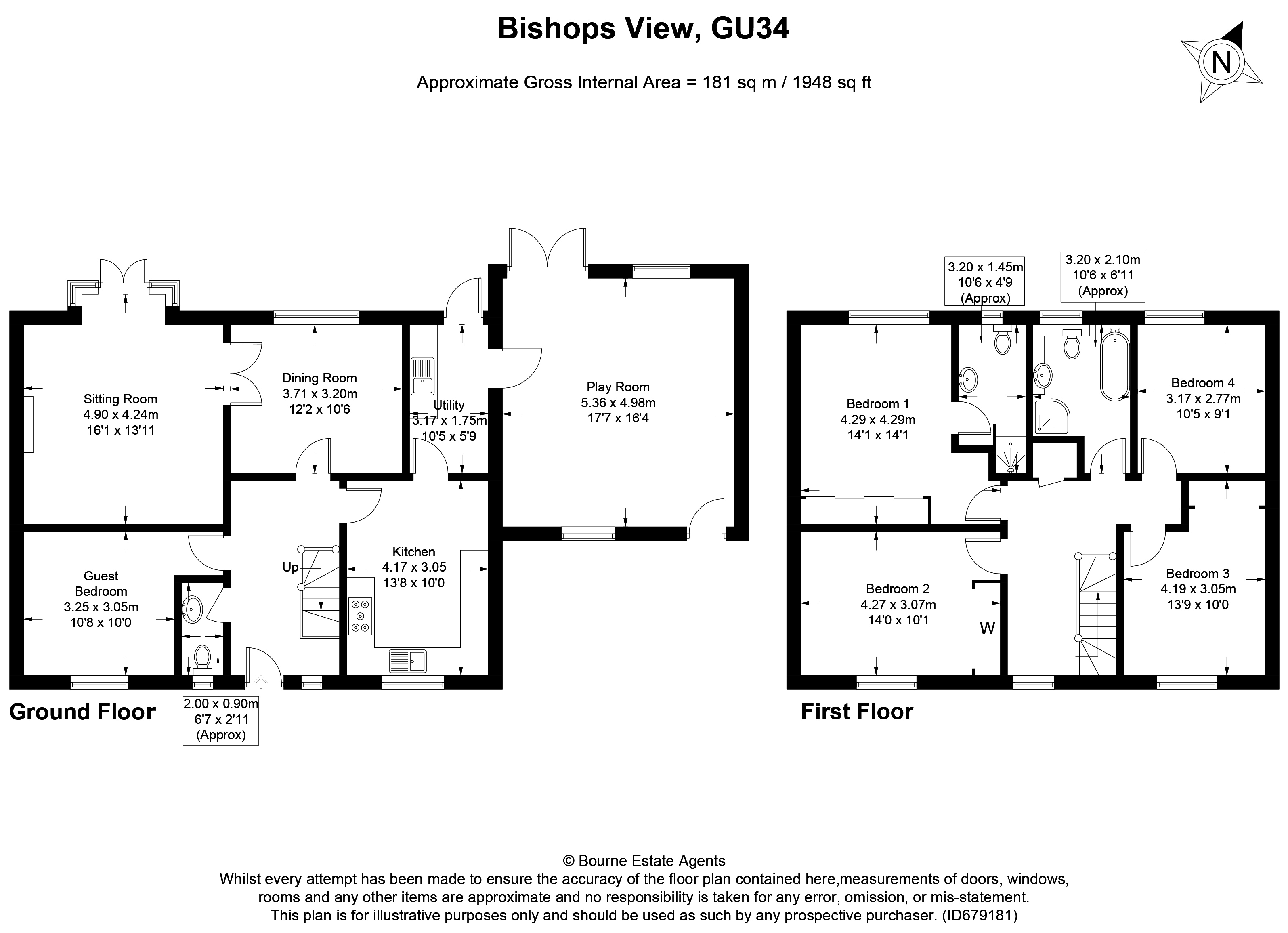 View, Four Marks, Hampshire GU34, 5 bedroom detached house for
