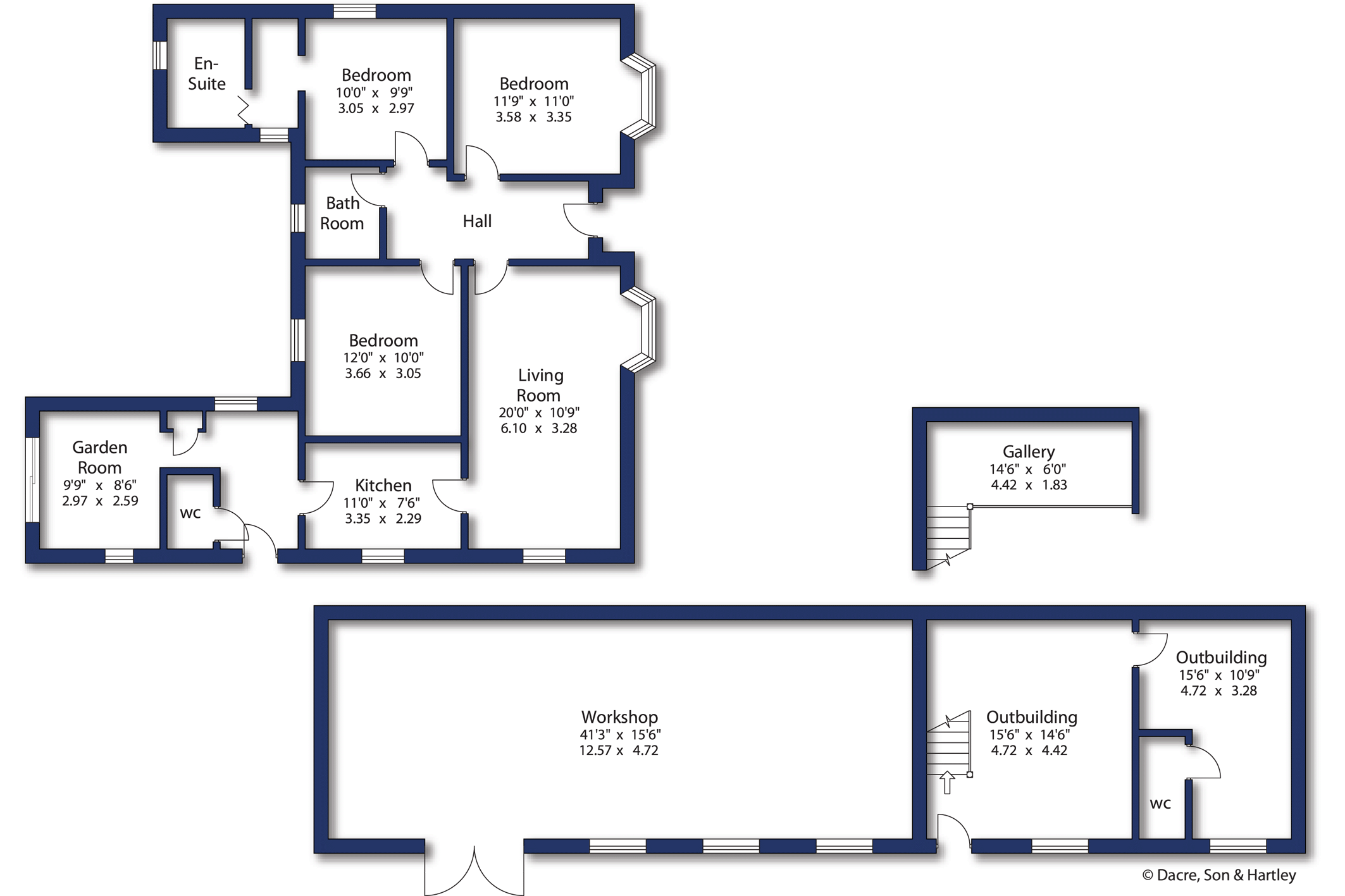 White Rose Studio,, Melmerby, Ripon floorplan