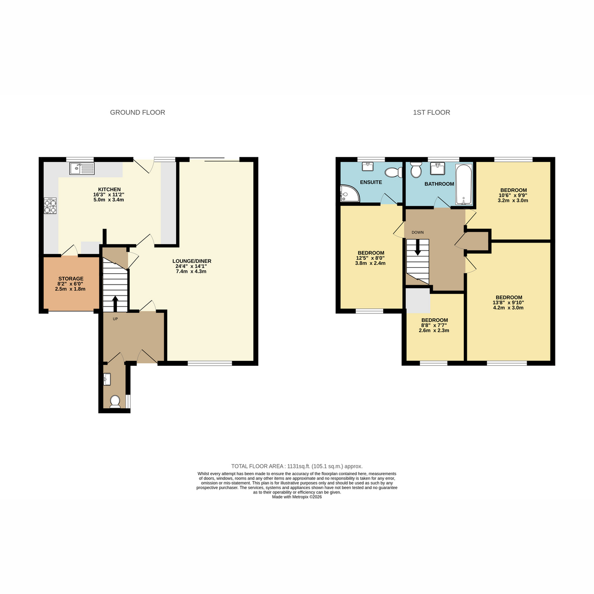 Bashford Way, Crawley floorplan