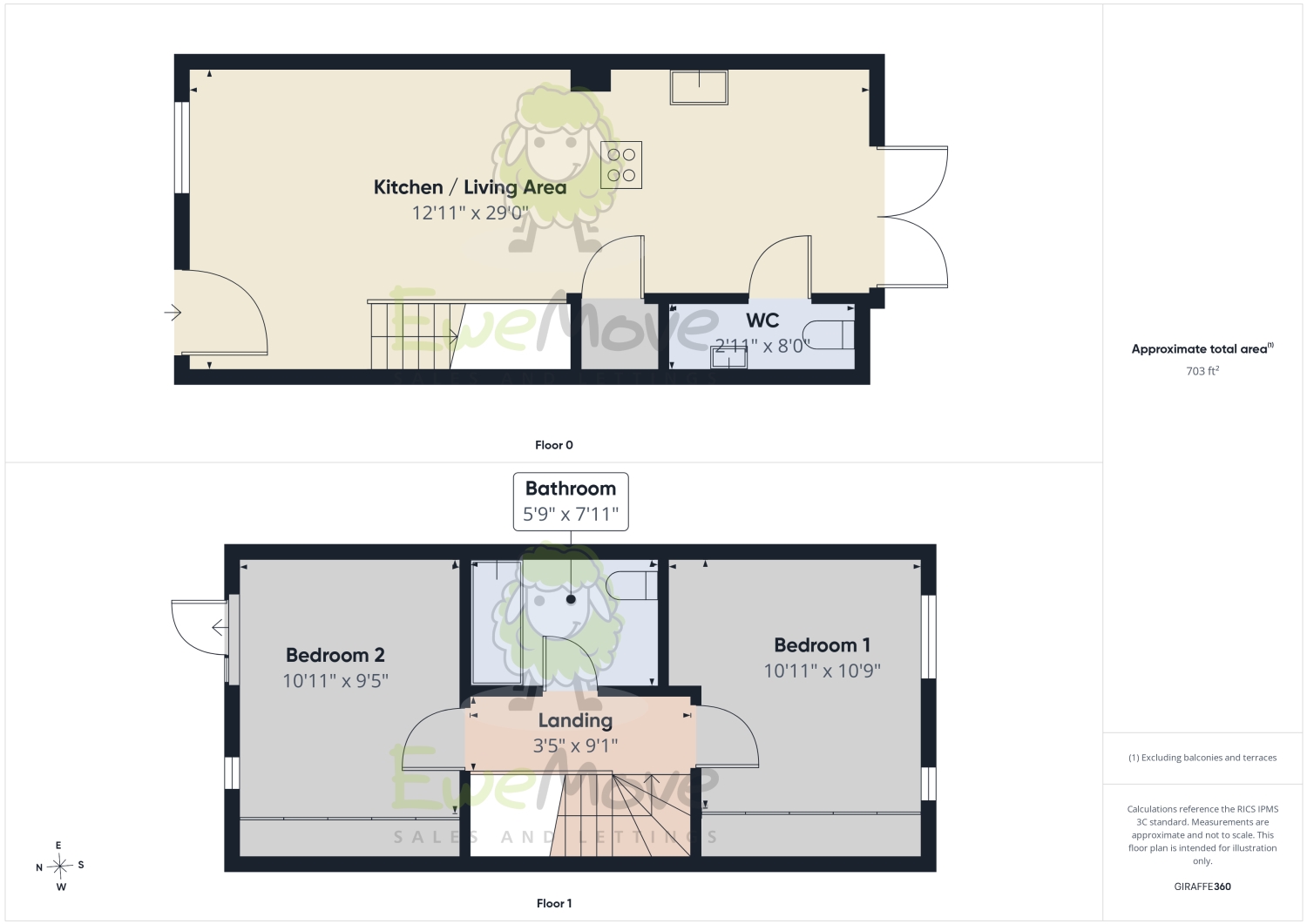 CLEMINSON STREET, SALFORD floorplan