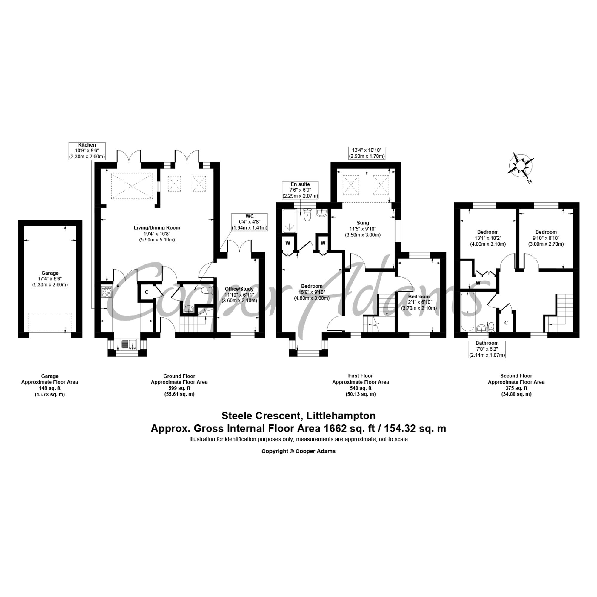 1 Steele Crescent, Littlehampton floorplan