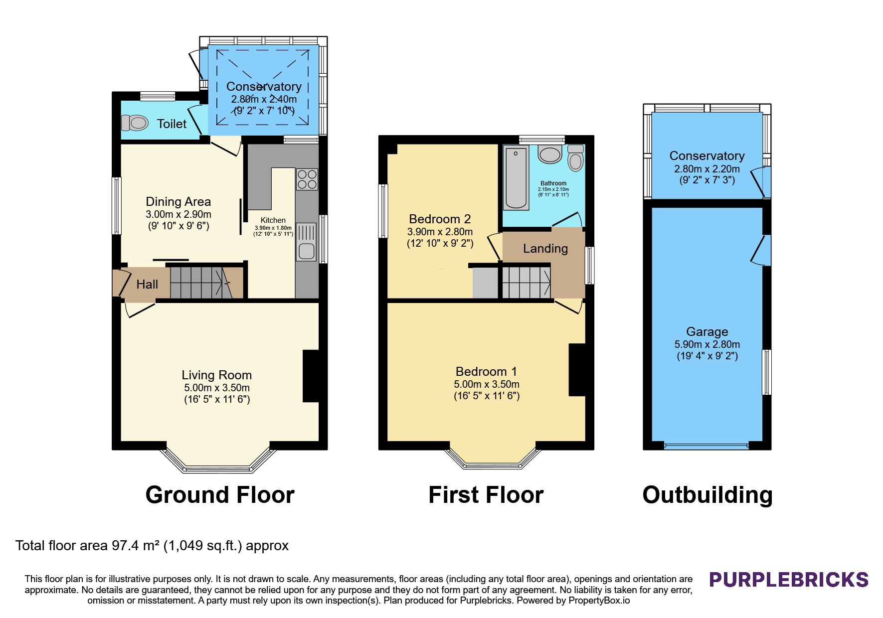 25, Parkdale Road, Bakersfield, Nottingham floorplan