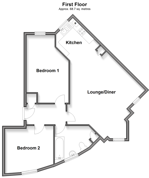 Palmer Drive, Hythe floorplan