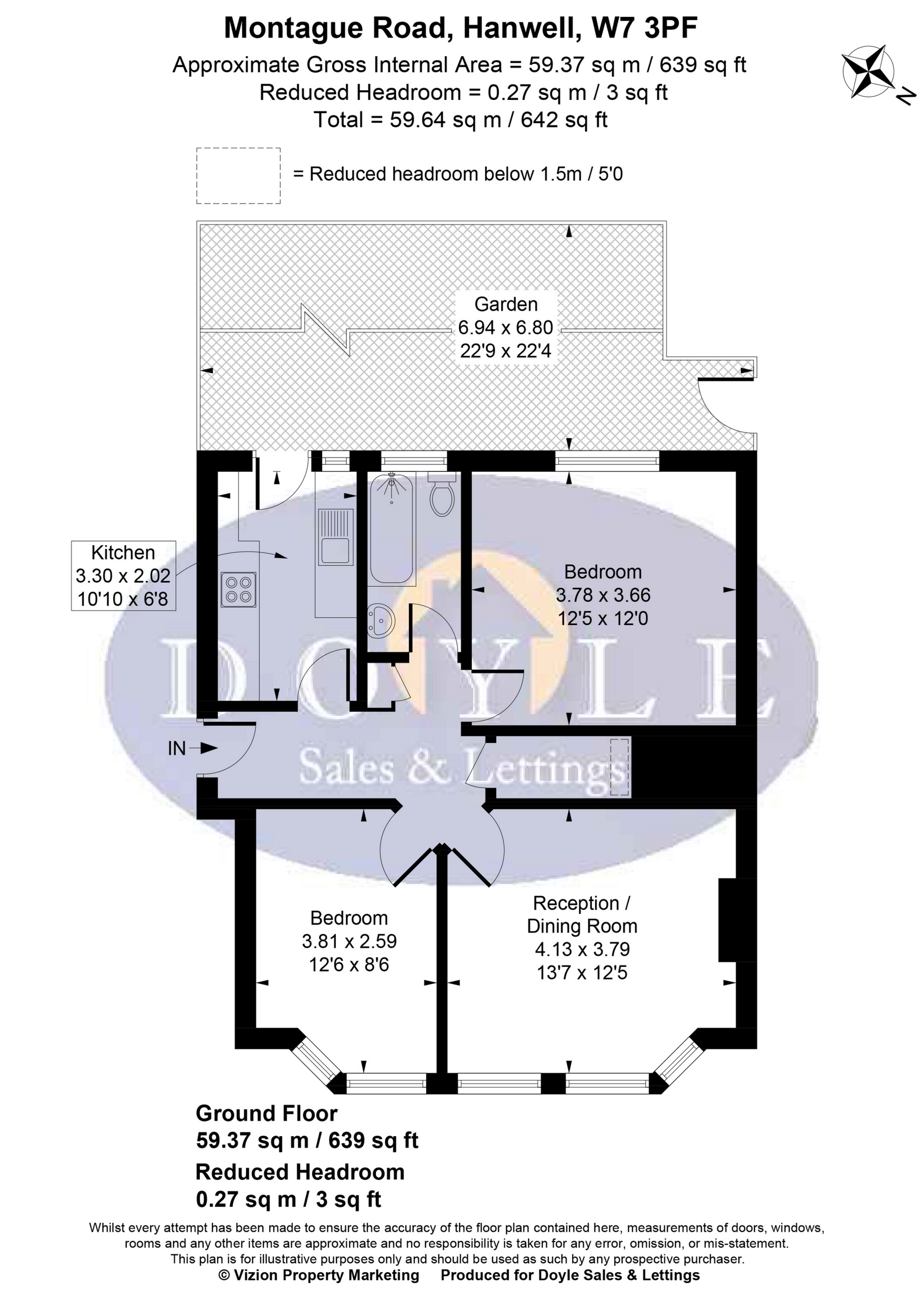 Montague Road, London floorplan