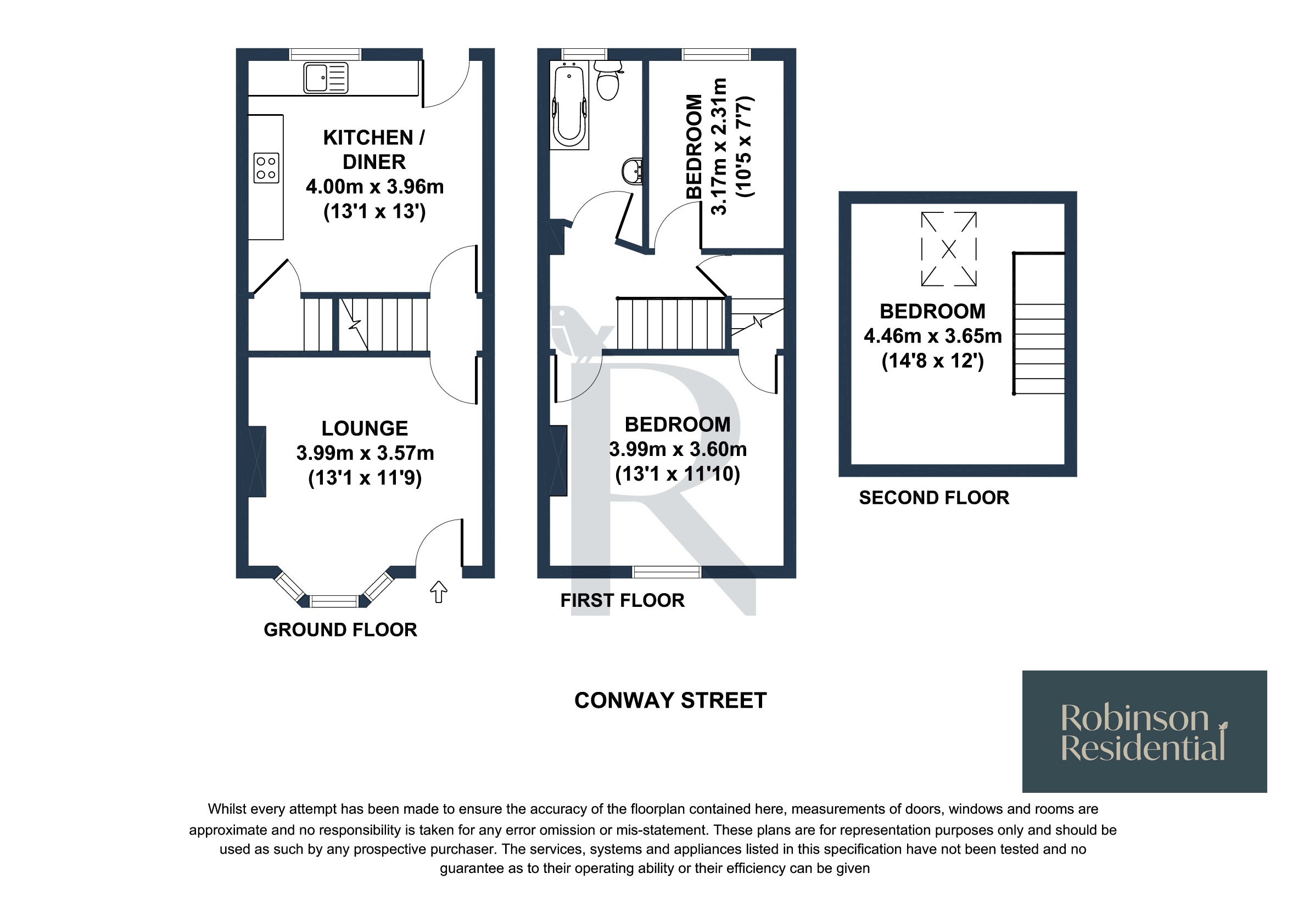 18, Conway Street, Barnsley floorplan