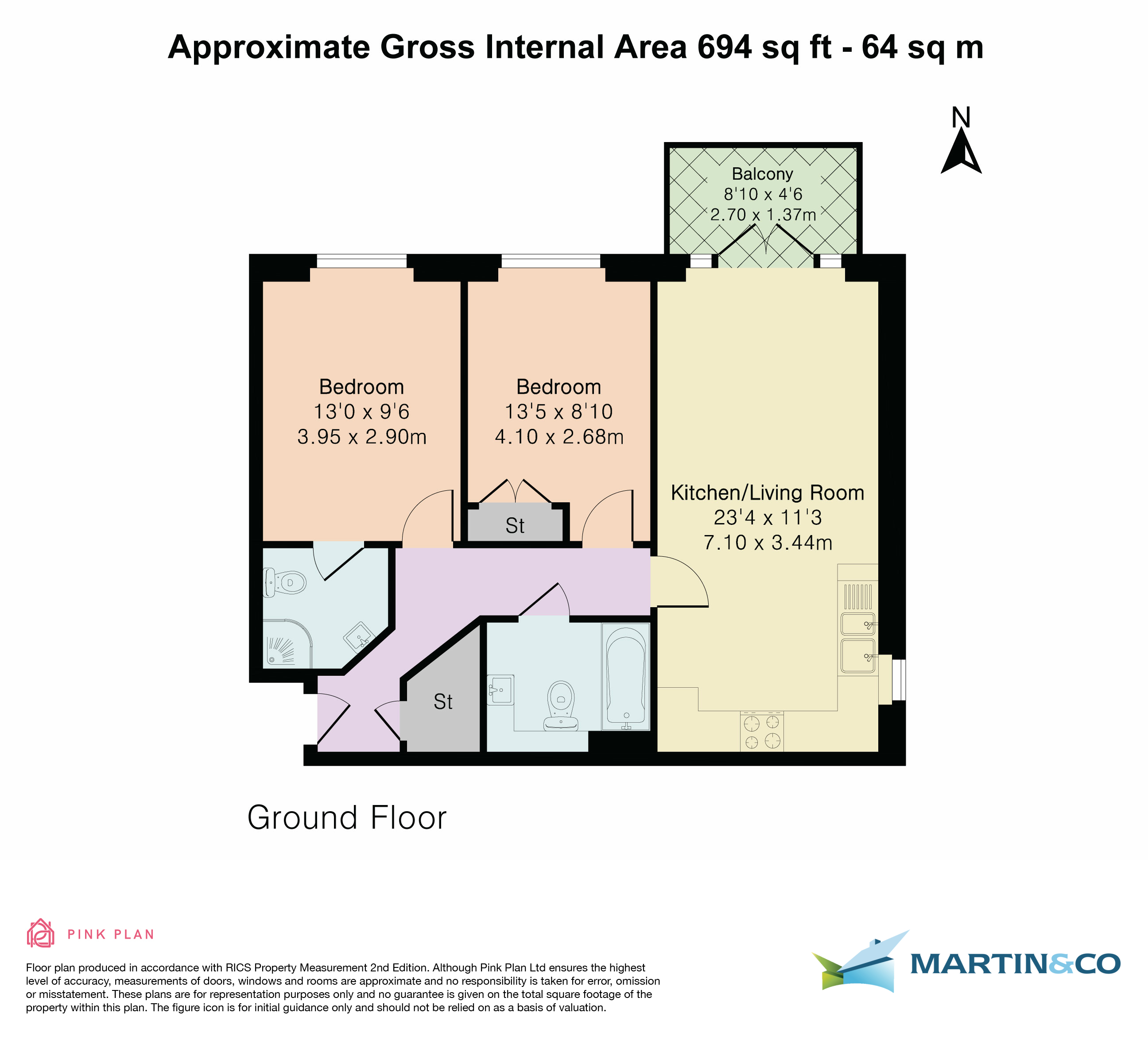 Flat 2, 2, Kendra Hall Road, South Croydon floorplan