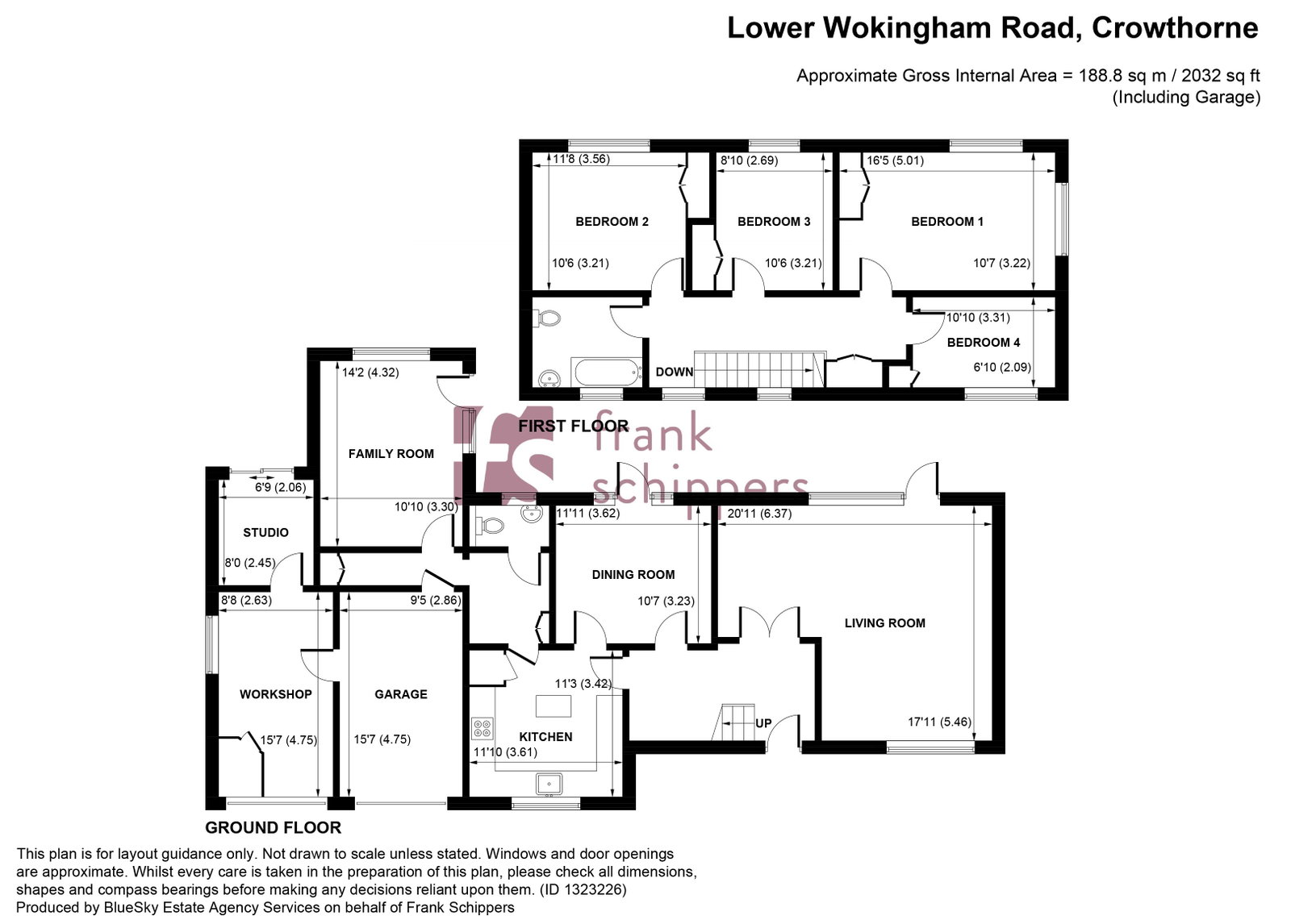Coombe Pines, Lower Wokingham Road, Crowthorne floorplan