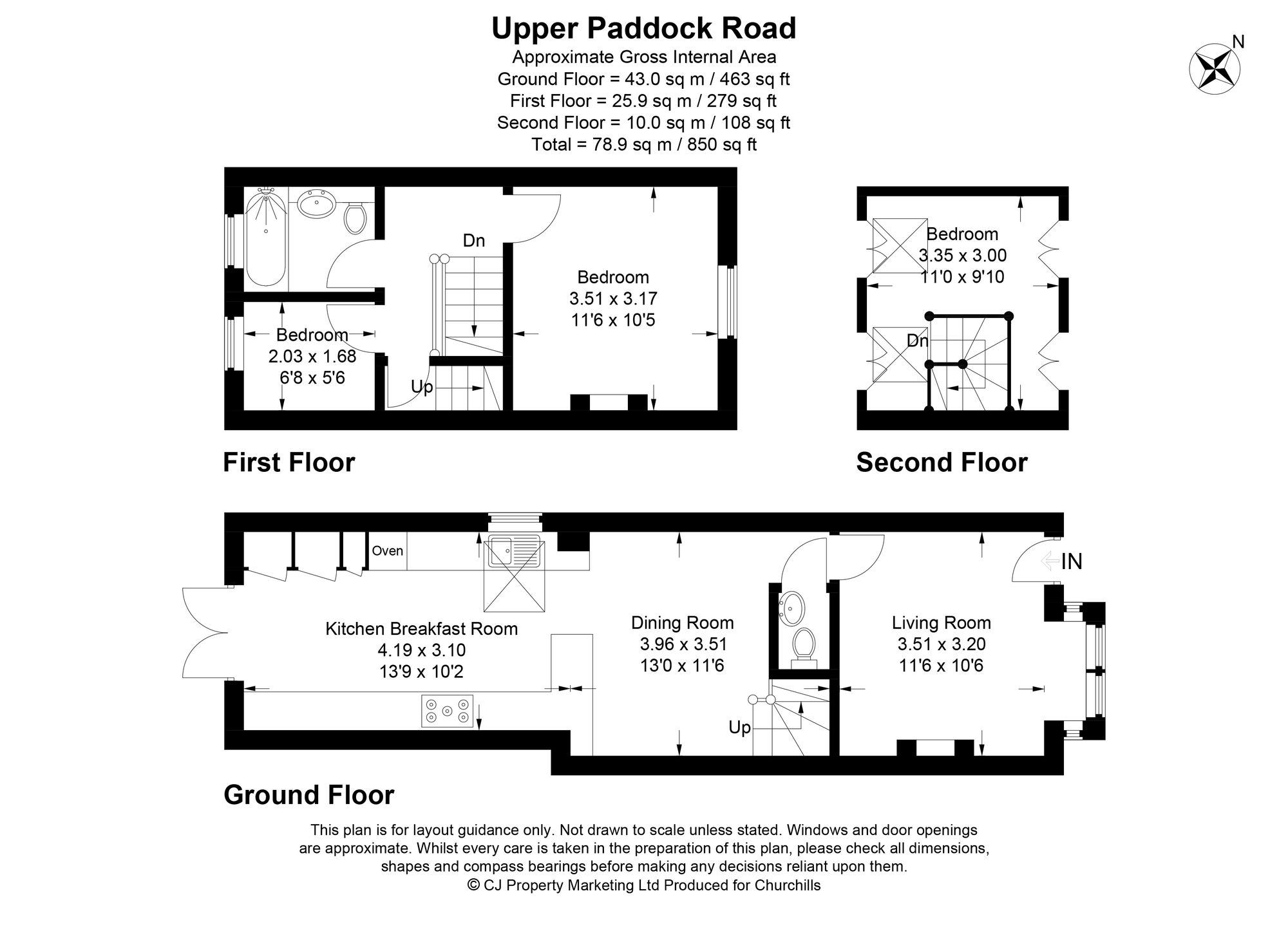 33 Upper Paddock Road, Watford floorplan