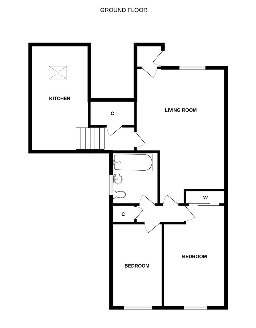 87, Glengarry Road, Inverness floorplan
