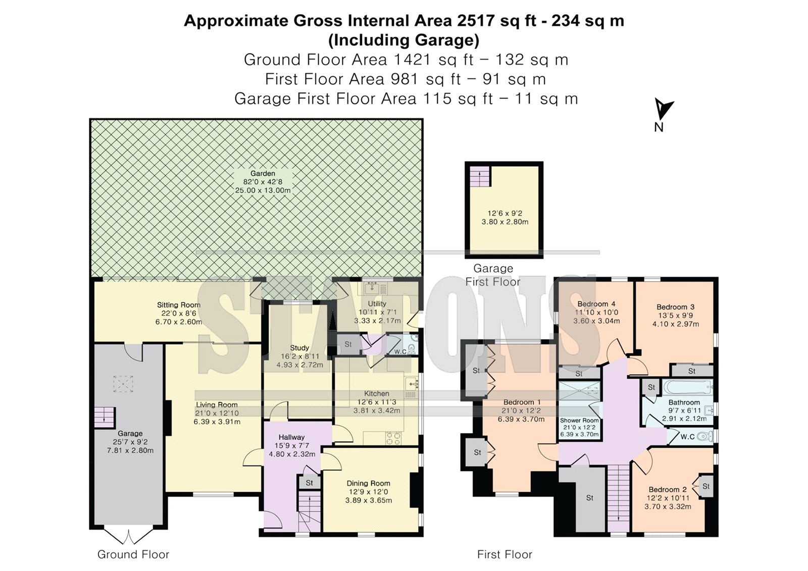 12, Brookmans Avenue, Herts floorplan