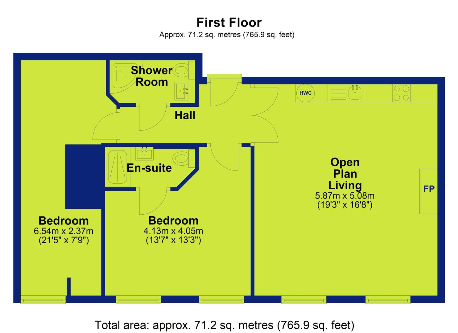 Apt 4, 27, St Marys Gate, Nottingham floorplan