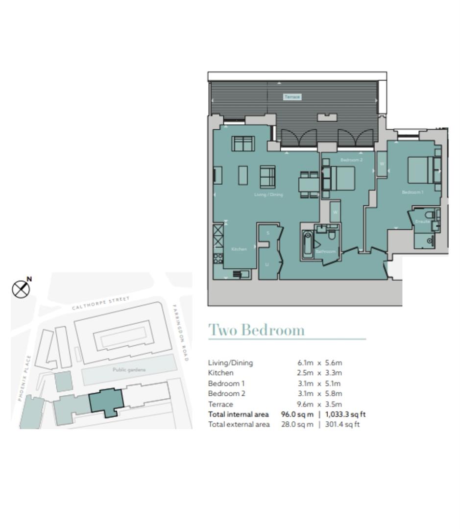 Flat 1, Opus House, 3 Salutation Gardens, London floorplan
