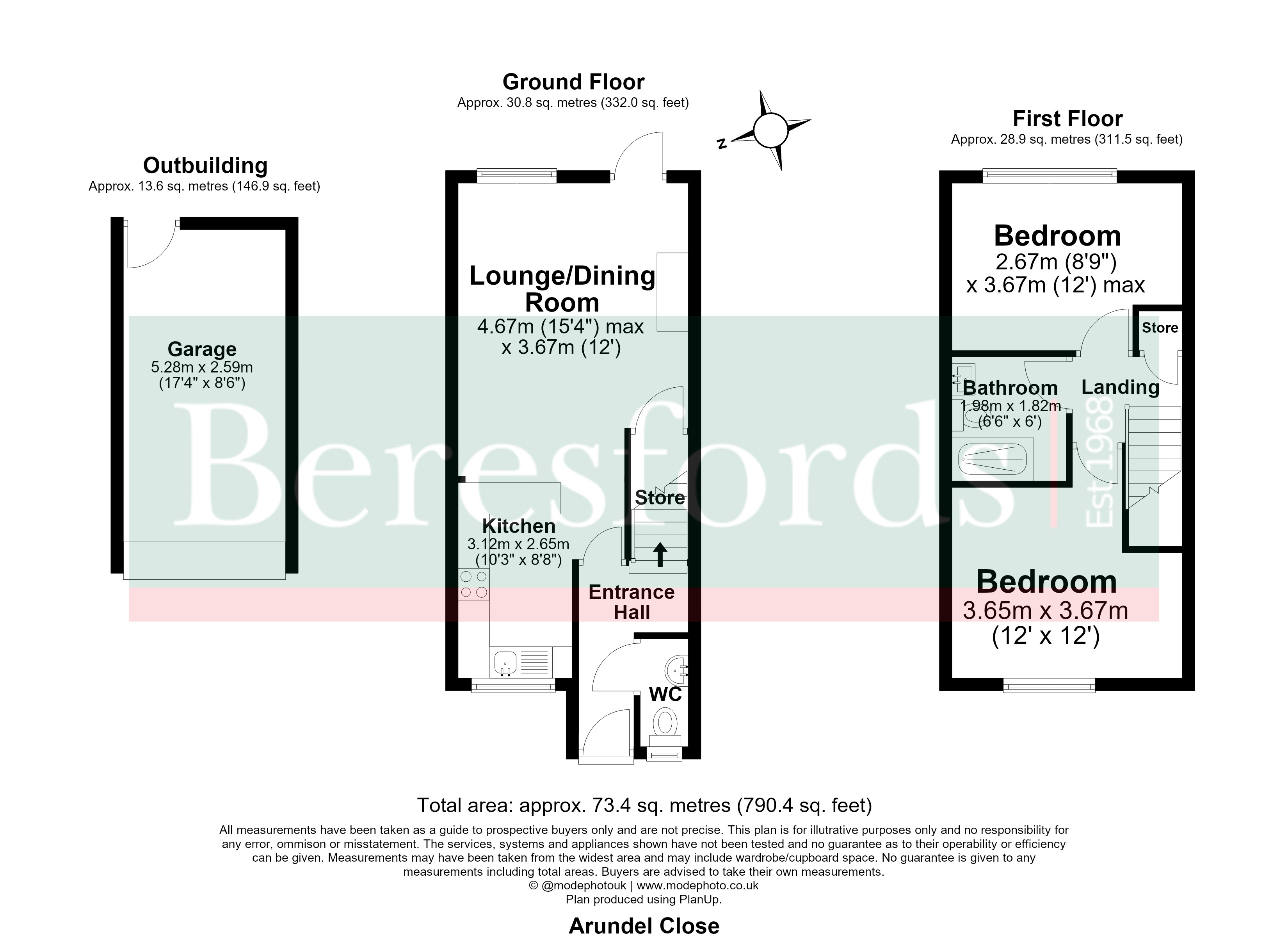 11, Arundel Close, Essex floorplan