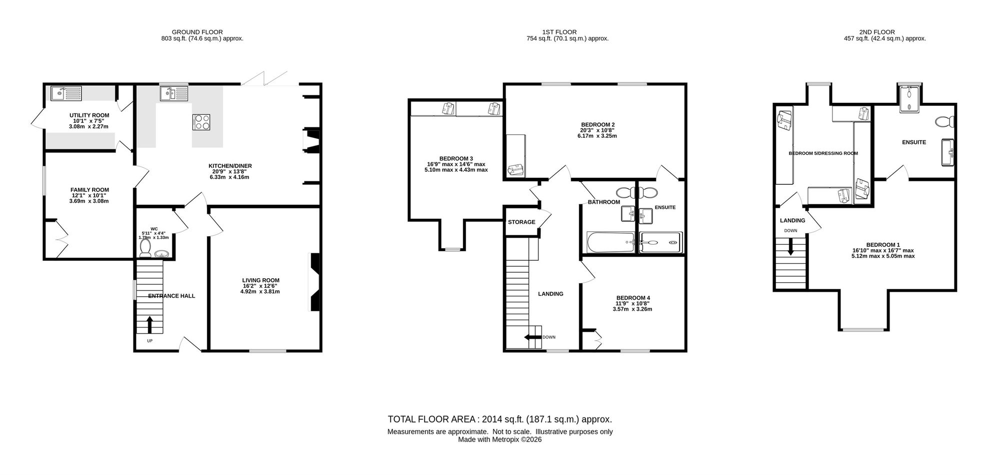 19, Vale Crescent, Nether Alderley floorplan