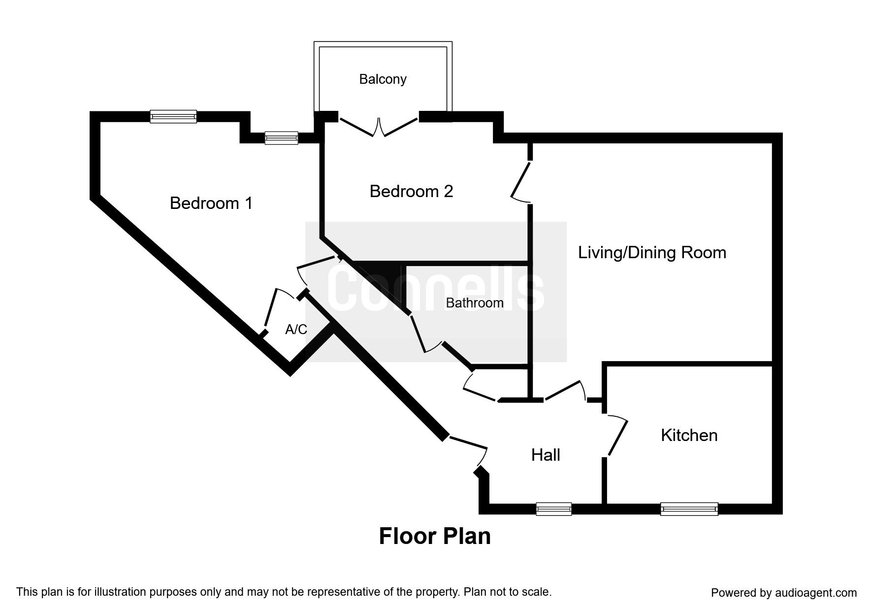 2 Bedrooms Flat for sale in Piernik Close, Swindon SN25