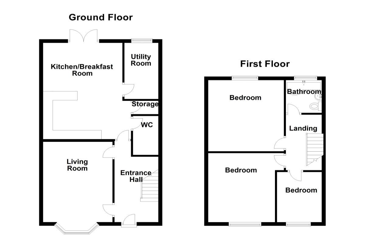 3 Bedrooms Terraced house for sale in Benningfield Road, Widford, Ware SG12