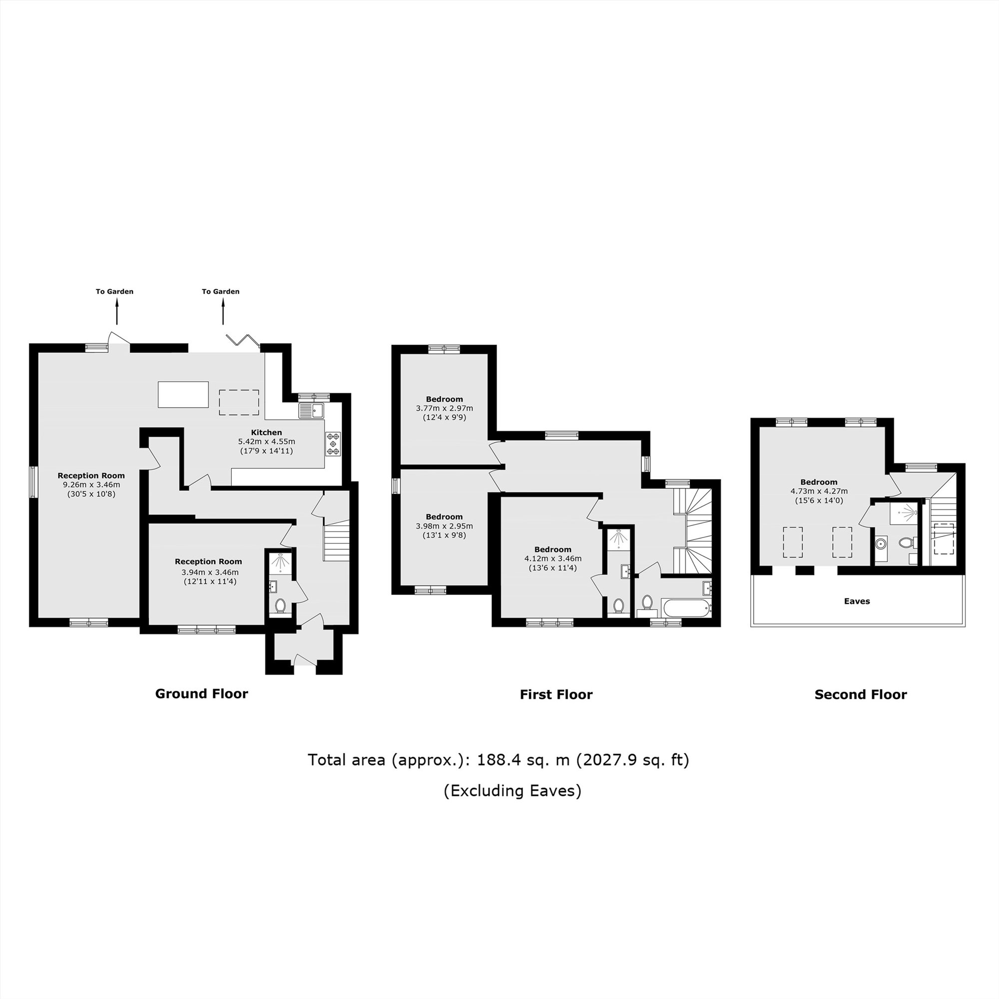 72, Ingleway, London floorplan