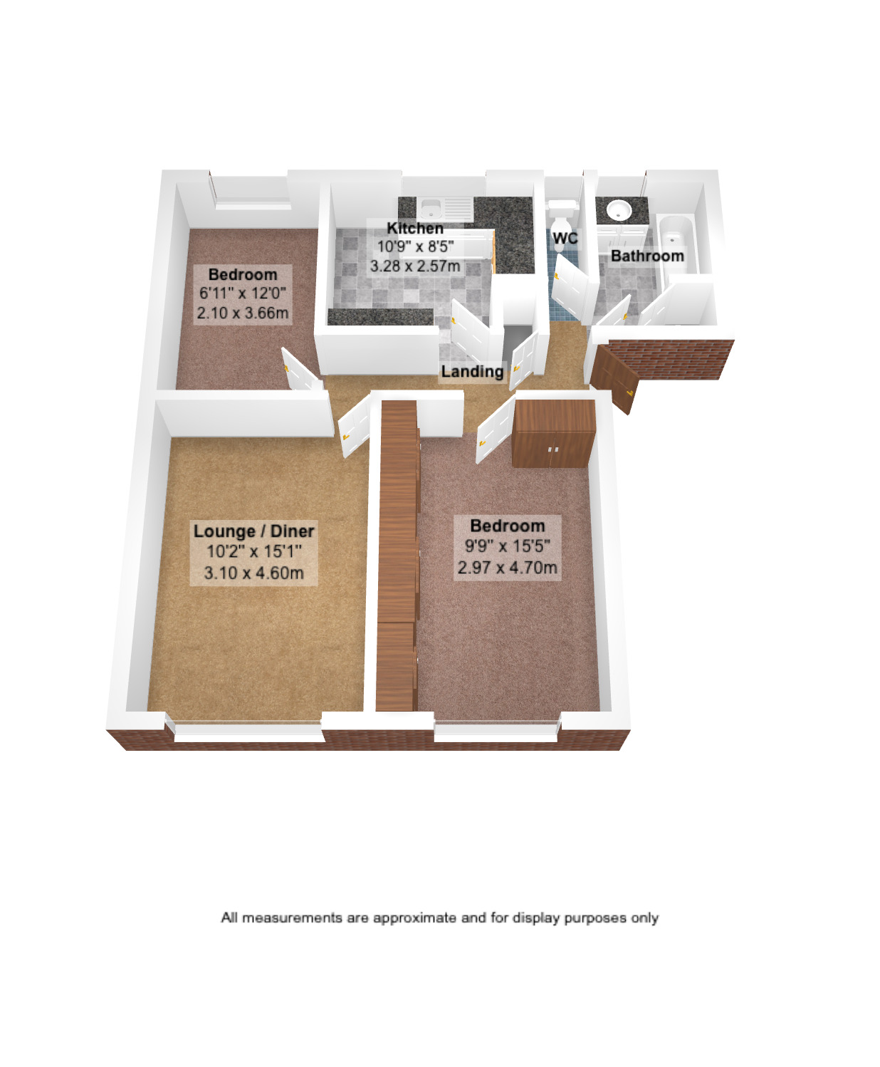 15 Richmond Close, Butlers Road, Birmingham floorplan