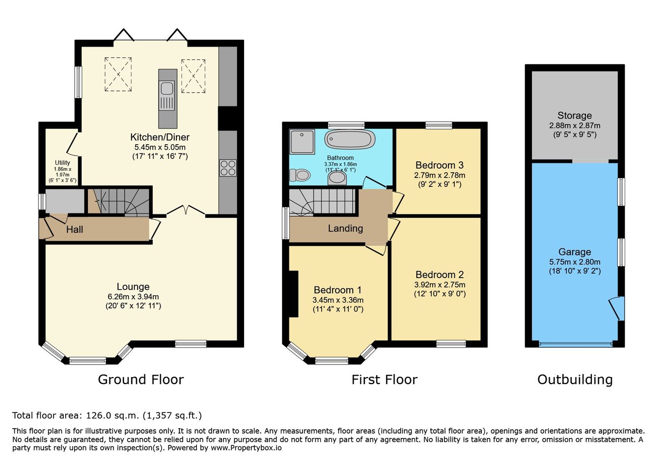 14, Markham Road, Bournemouth floorplan